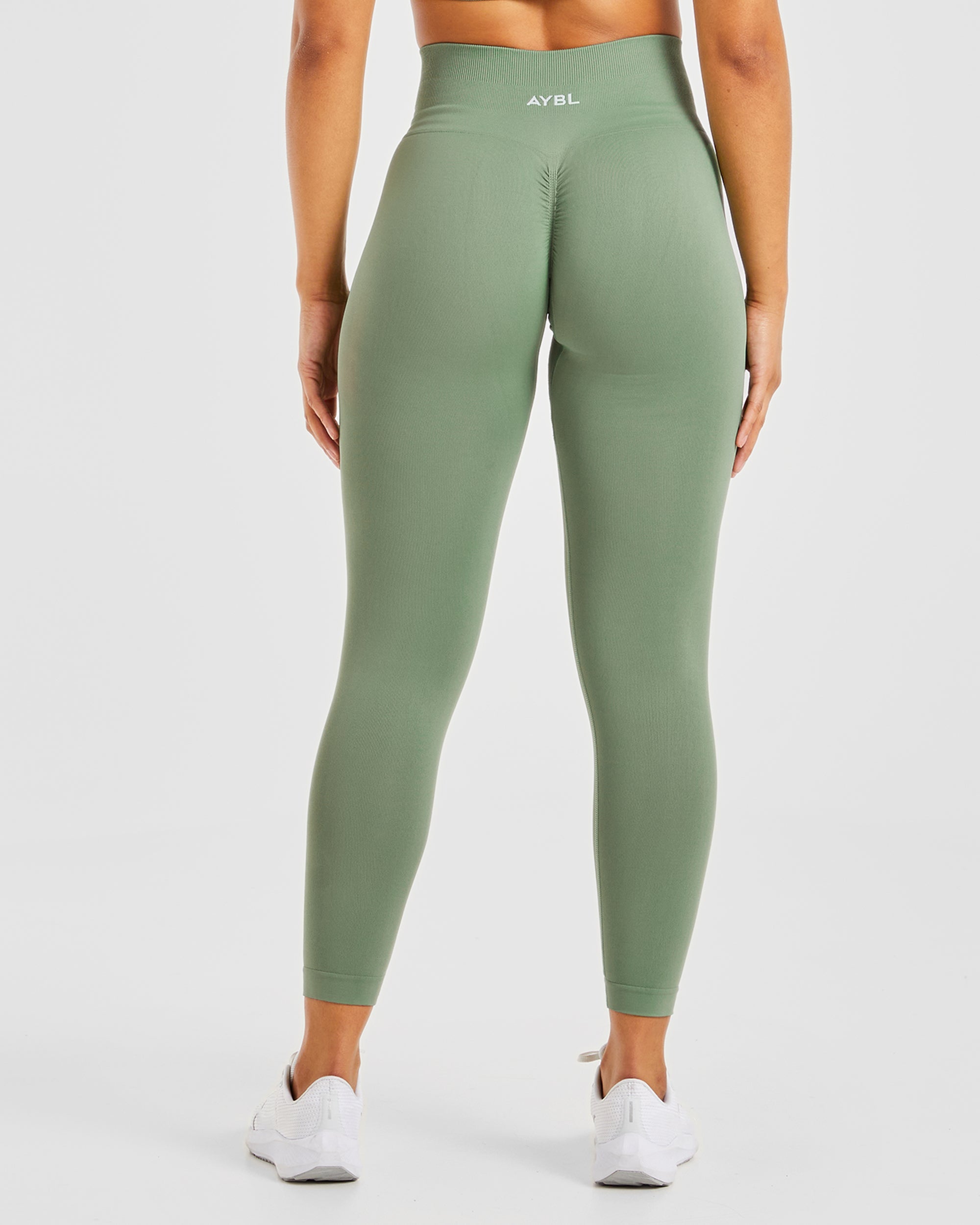 Leggings Senza Cuciture Power - Oliva