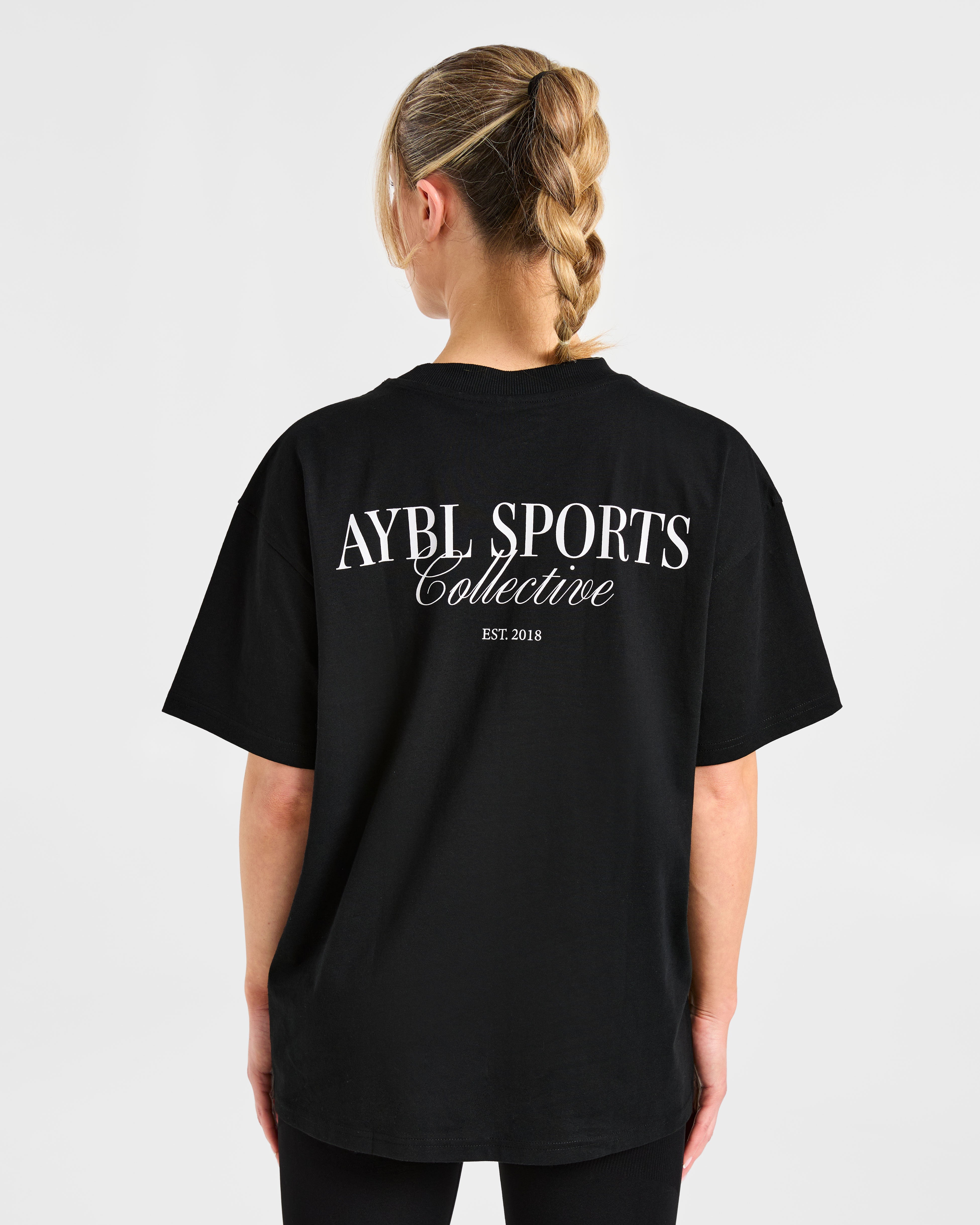 T-shirt Oversized Sports Collective - Nero