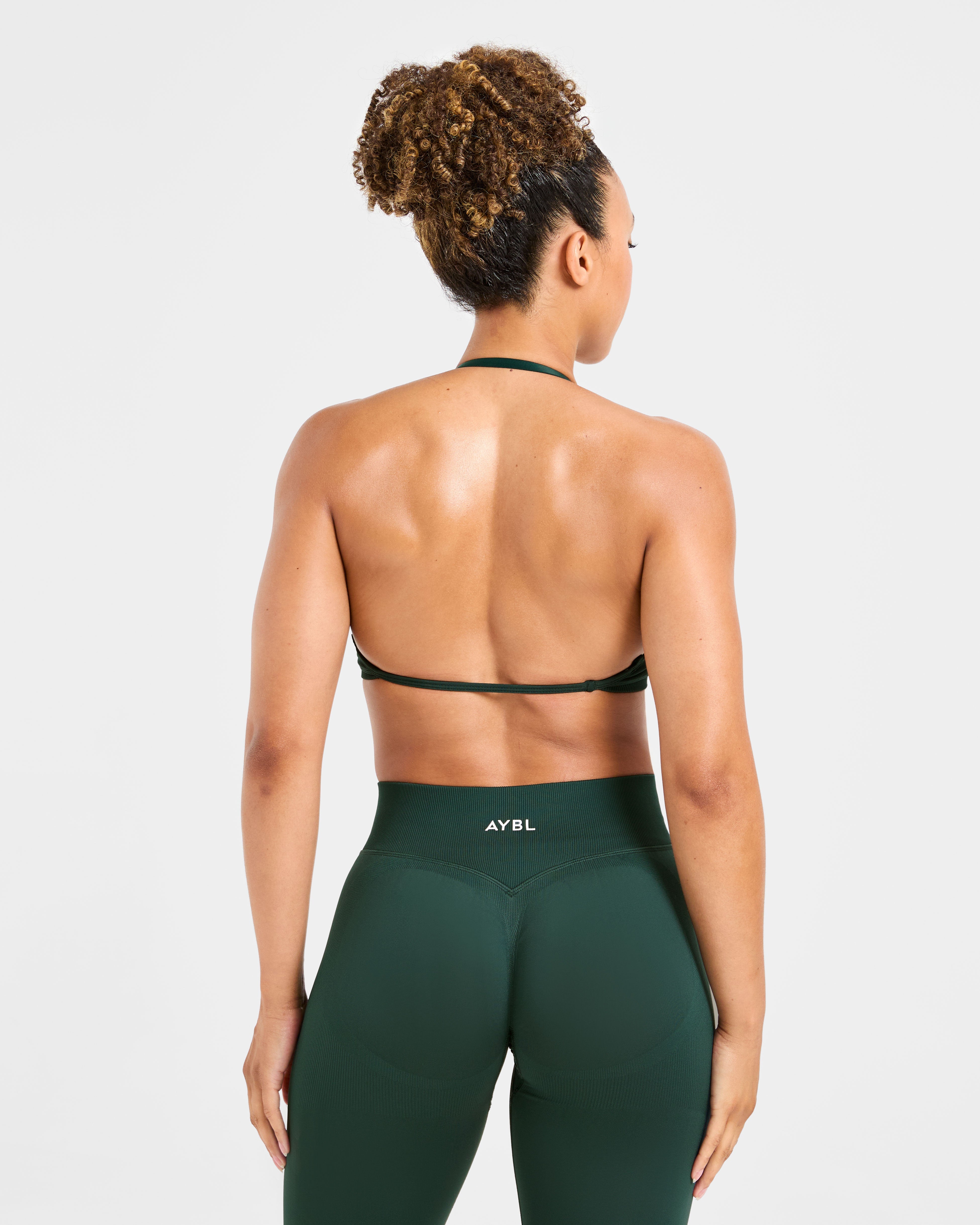 Adapt Sports Bra Senza Cuciture con Spalline - Foresta Profonda
