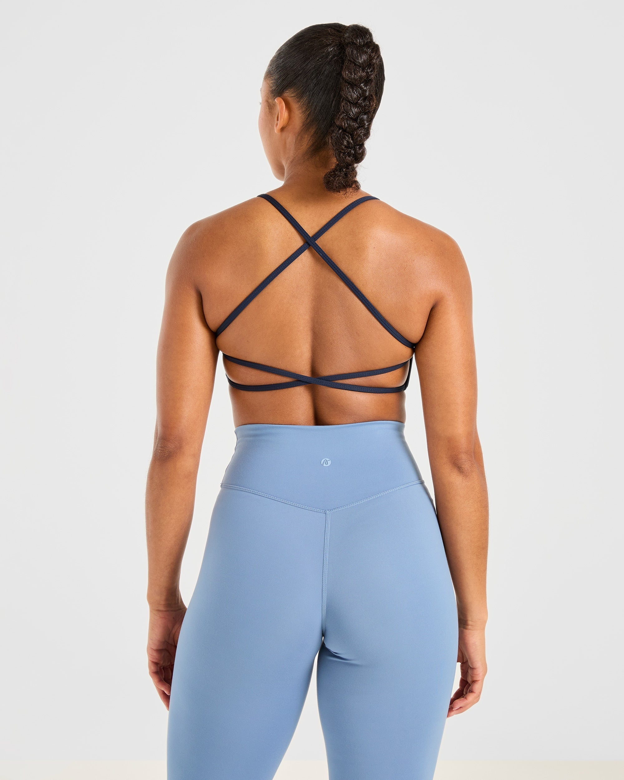 Sports Bra Crossback Essenziale - Navy Profondo