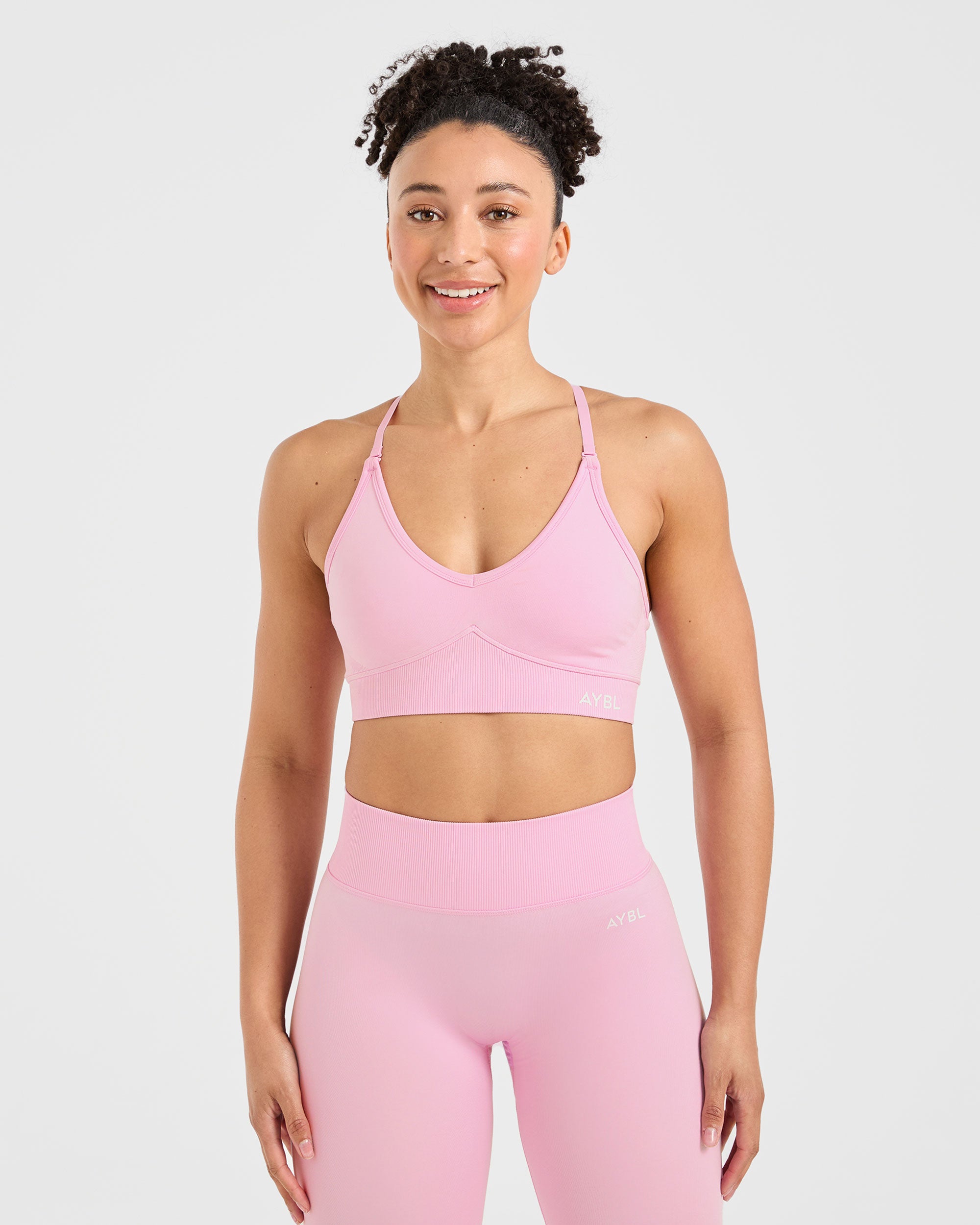 Adapt Sports Bra Senza Cuciture - Rosa Primavera