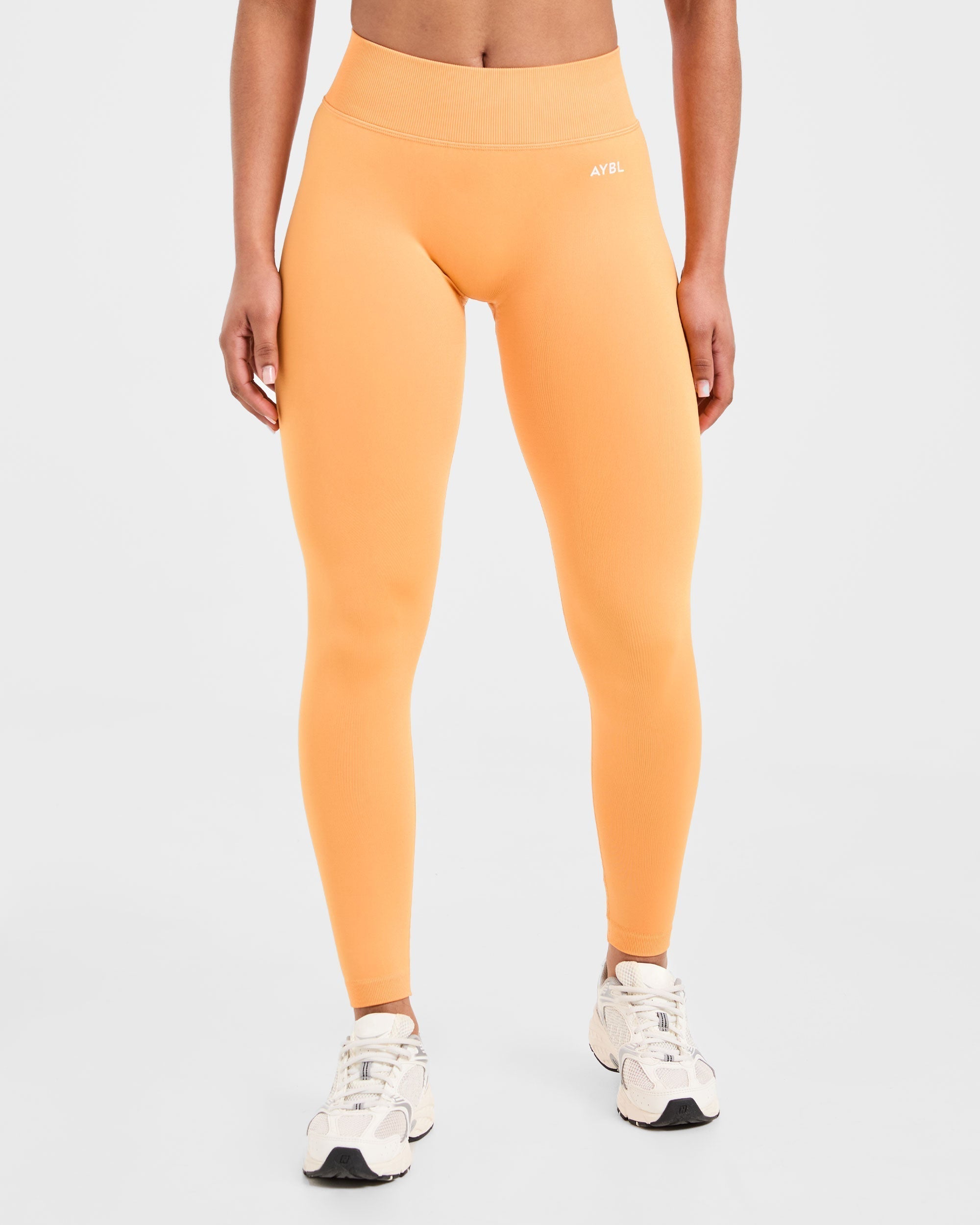 Adapt Leggings Senza Cuciture - Arancione Vivace
