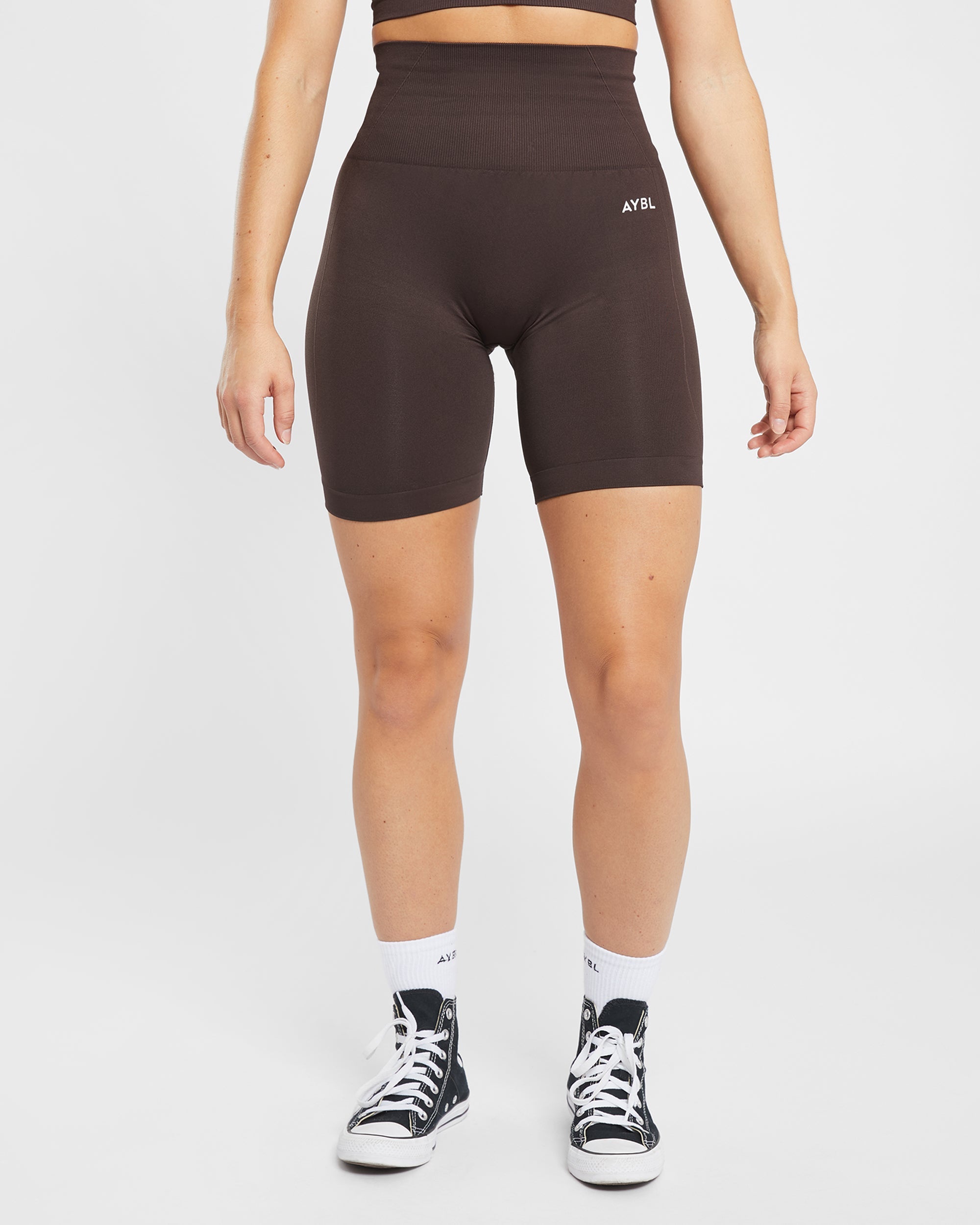 Shorts da ciclismo senza cuciture Empower - Cacao Marrone