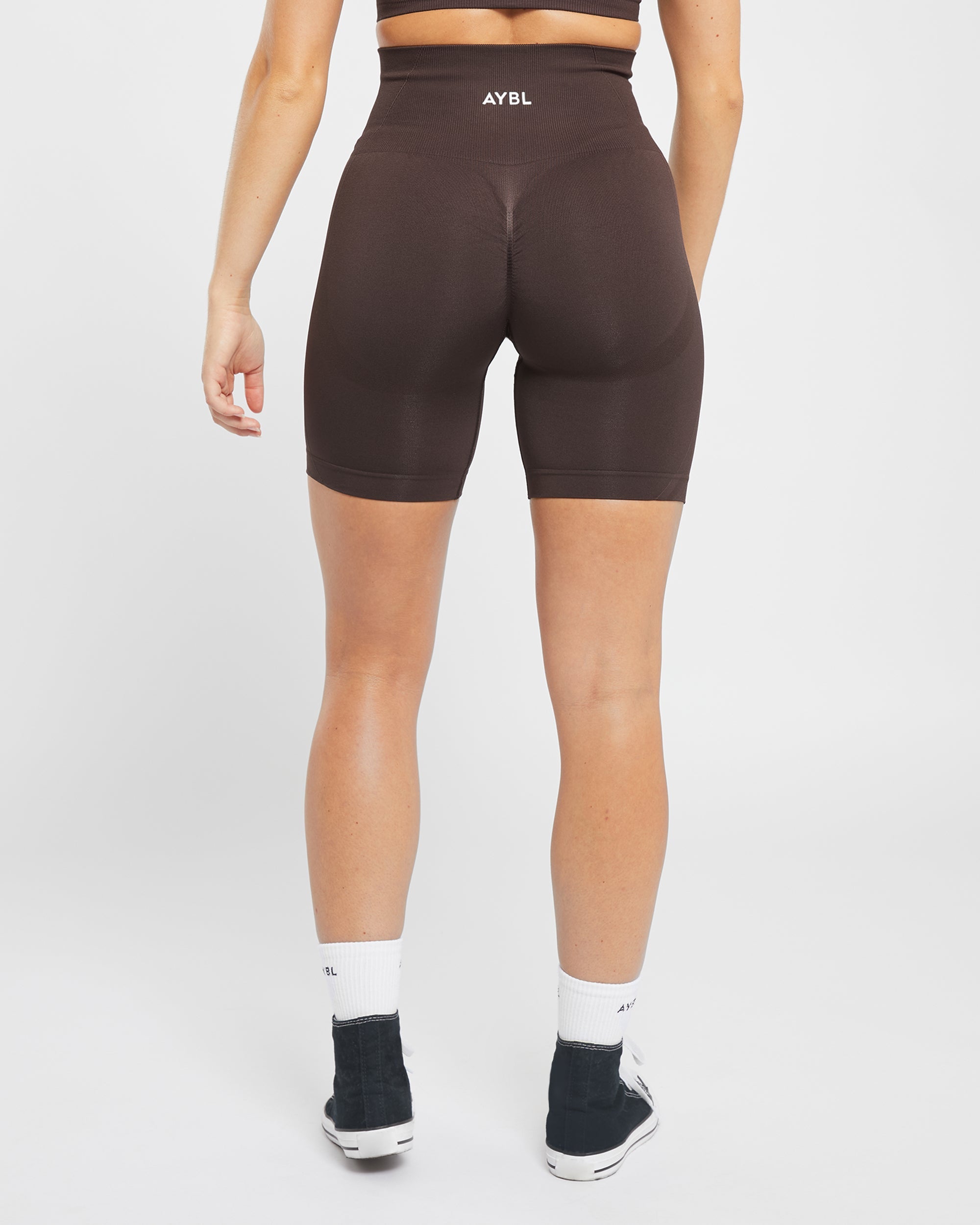 Shorts da ciclismo senza cuciture Empower - Cacao Marrone