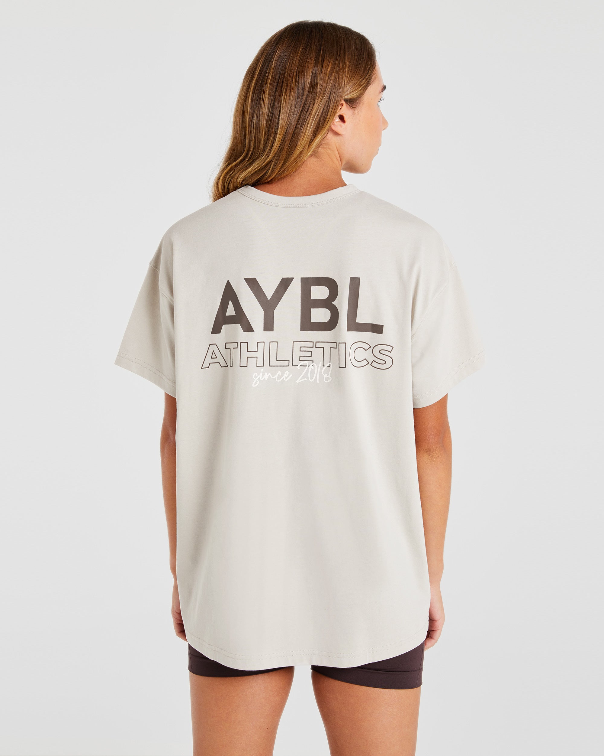 T-shirt oversize AYBL Athletics - Beige