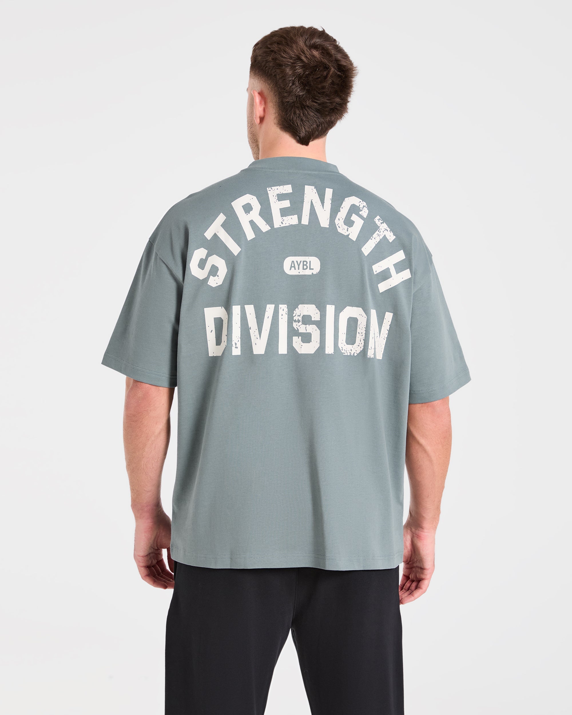 T-shirt Oversized Division della Forza - Slate Sage