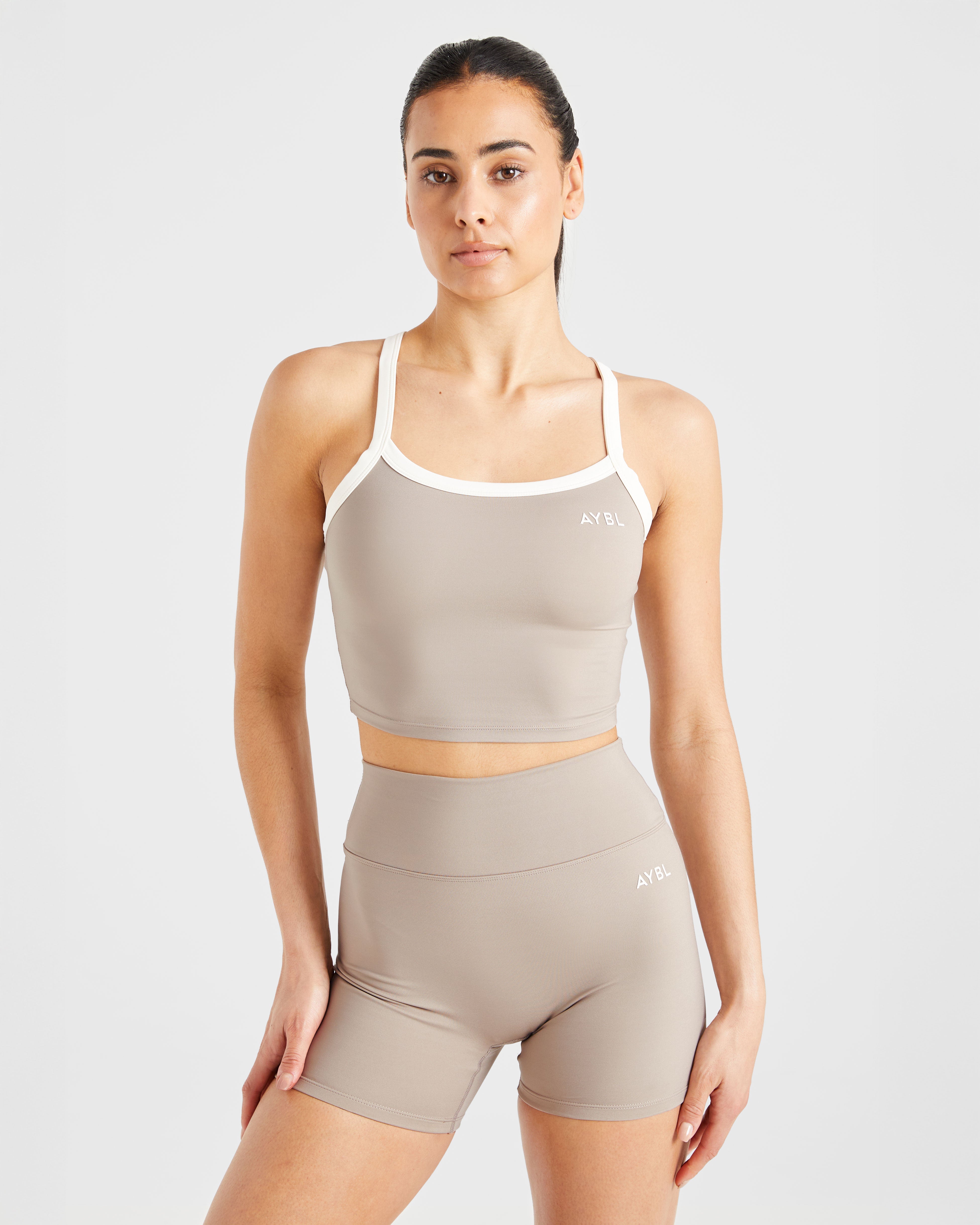 Top in Cotone da Tribuna - Mocha