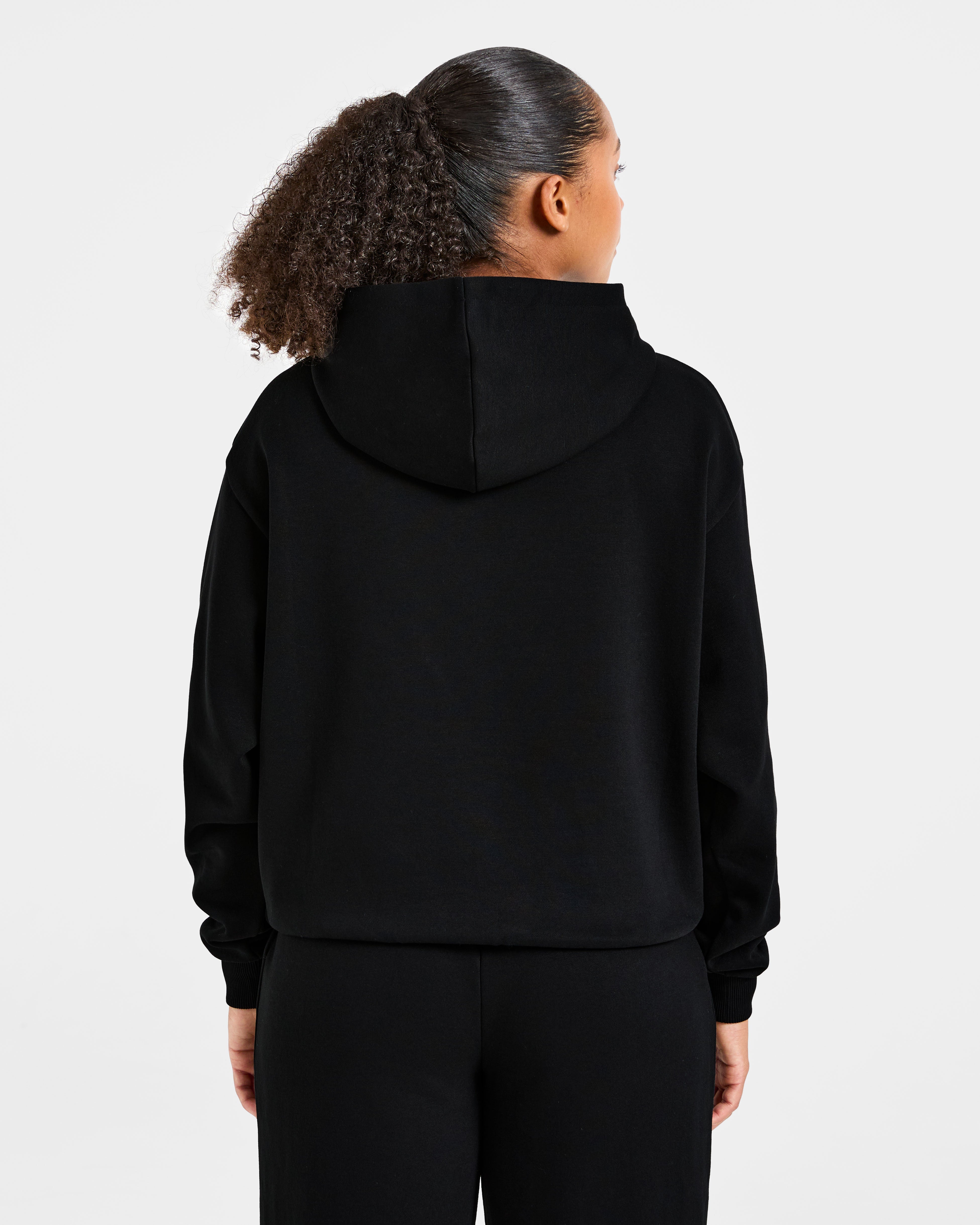 Felpa Oversized Lifestyle - Nero