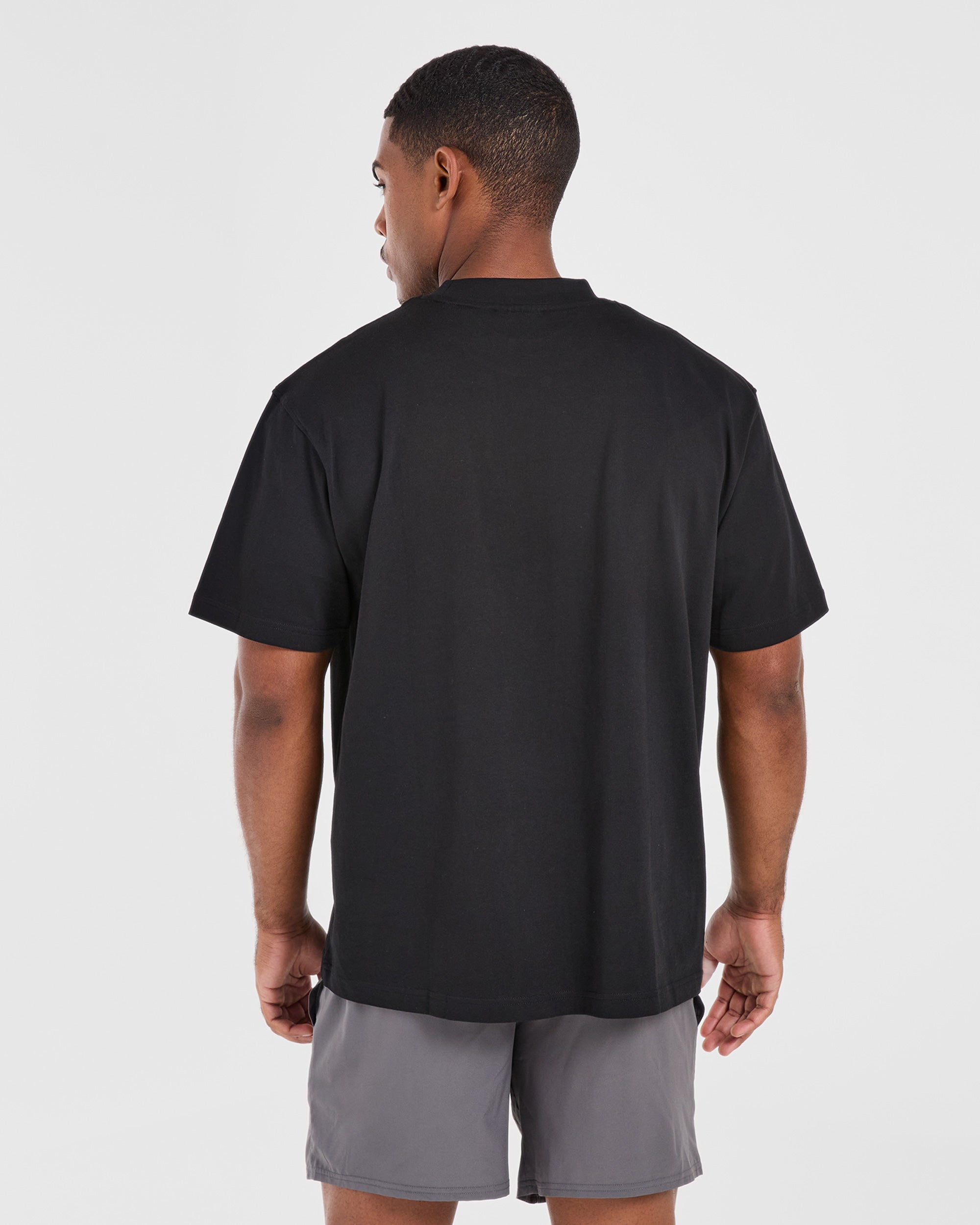 T-shirt Oversized Retro - Nero
