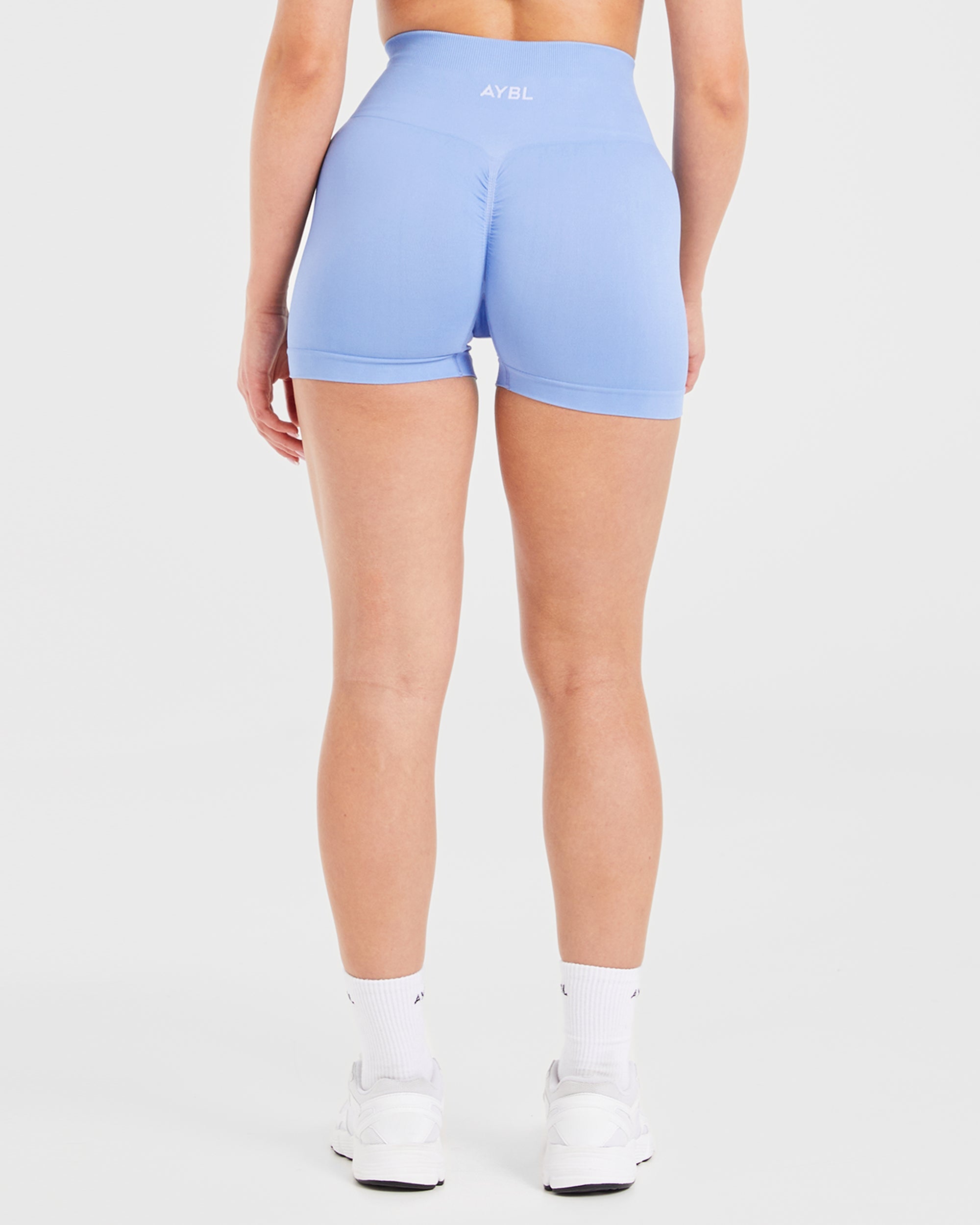Shorts Senza Cuciture Power - Blu