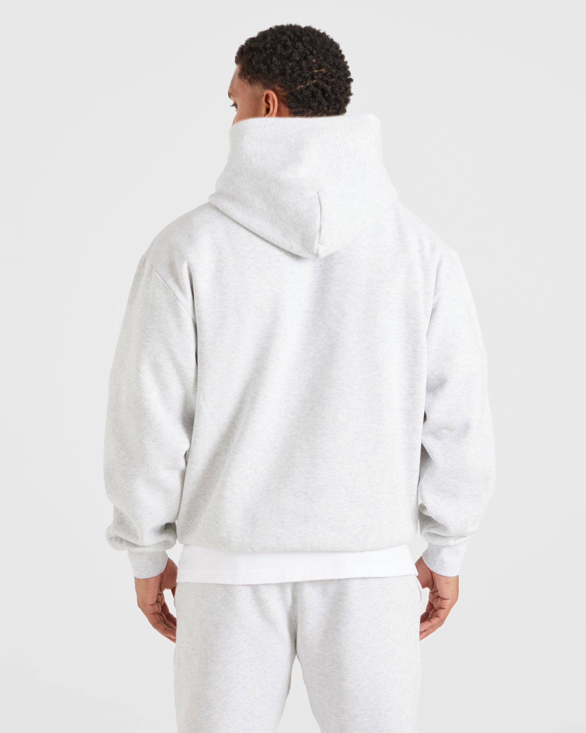 Essential Hoodie Oversized - Grigio Marl