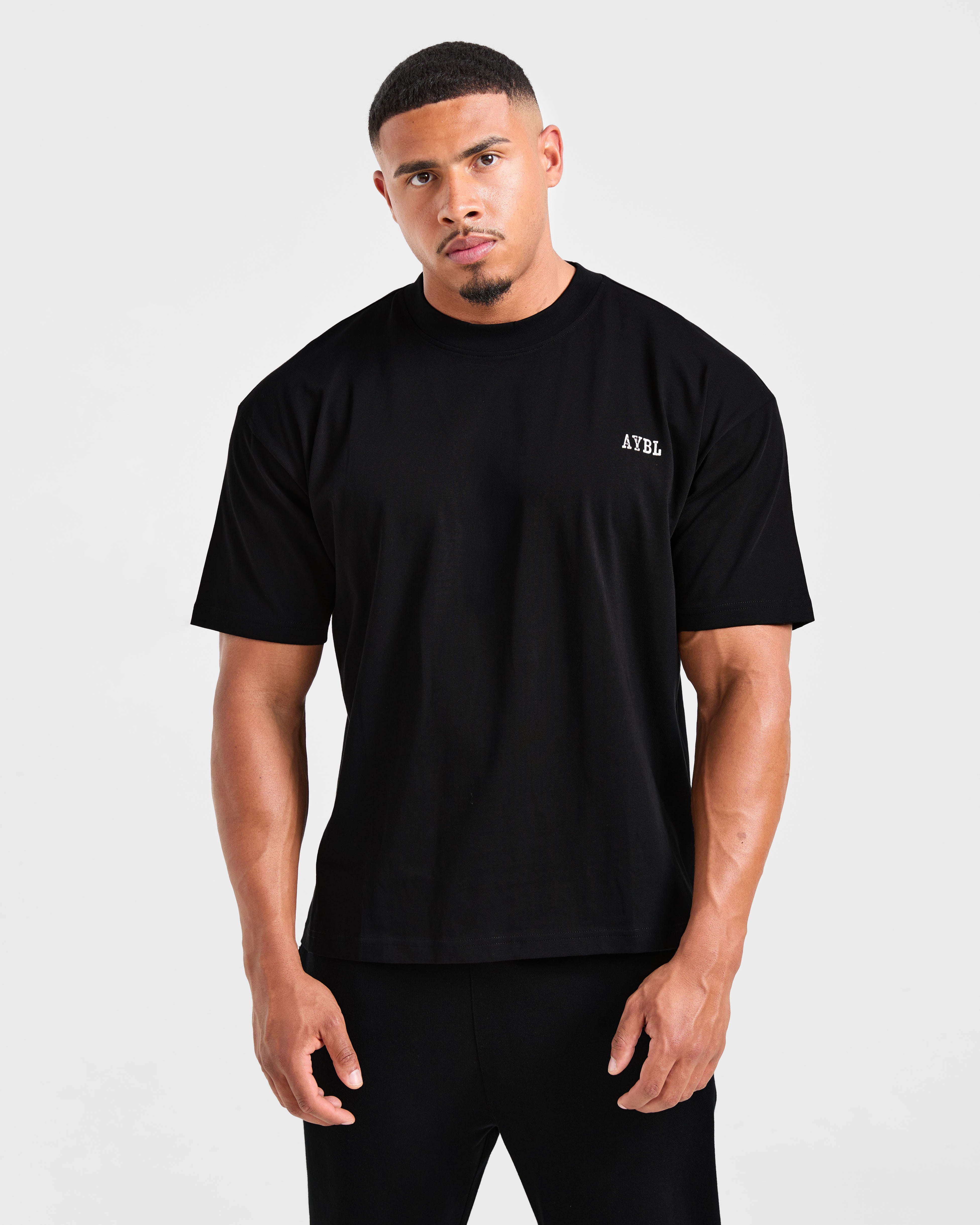 T-shirt Oversized Lifting Essentials - Nero