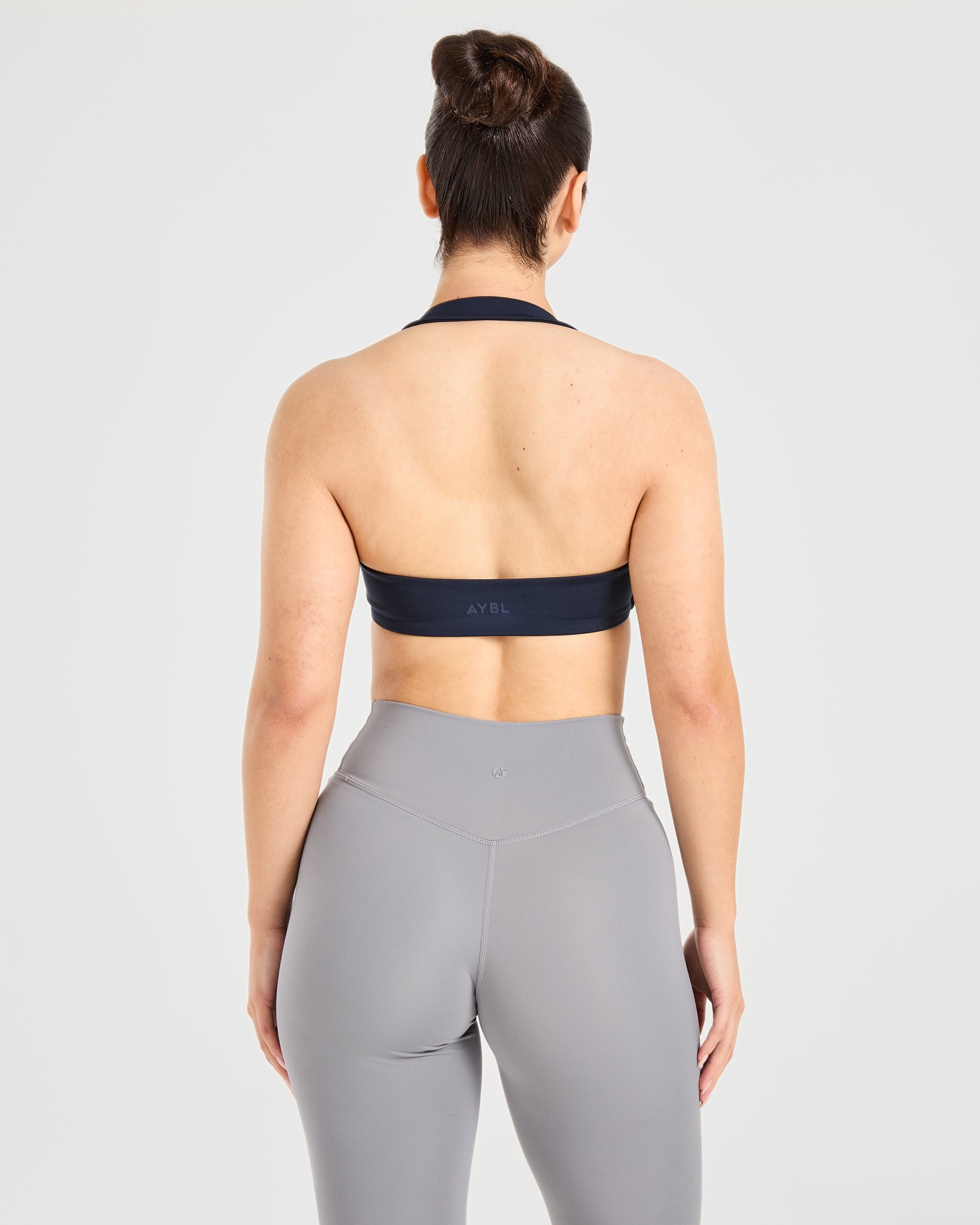 Sports Bra Essenziale con Spalline - Navy Profondo
