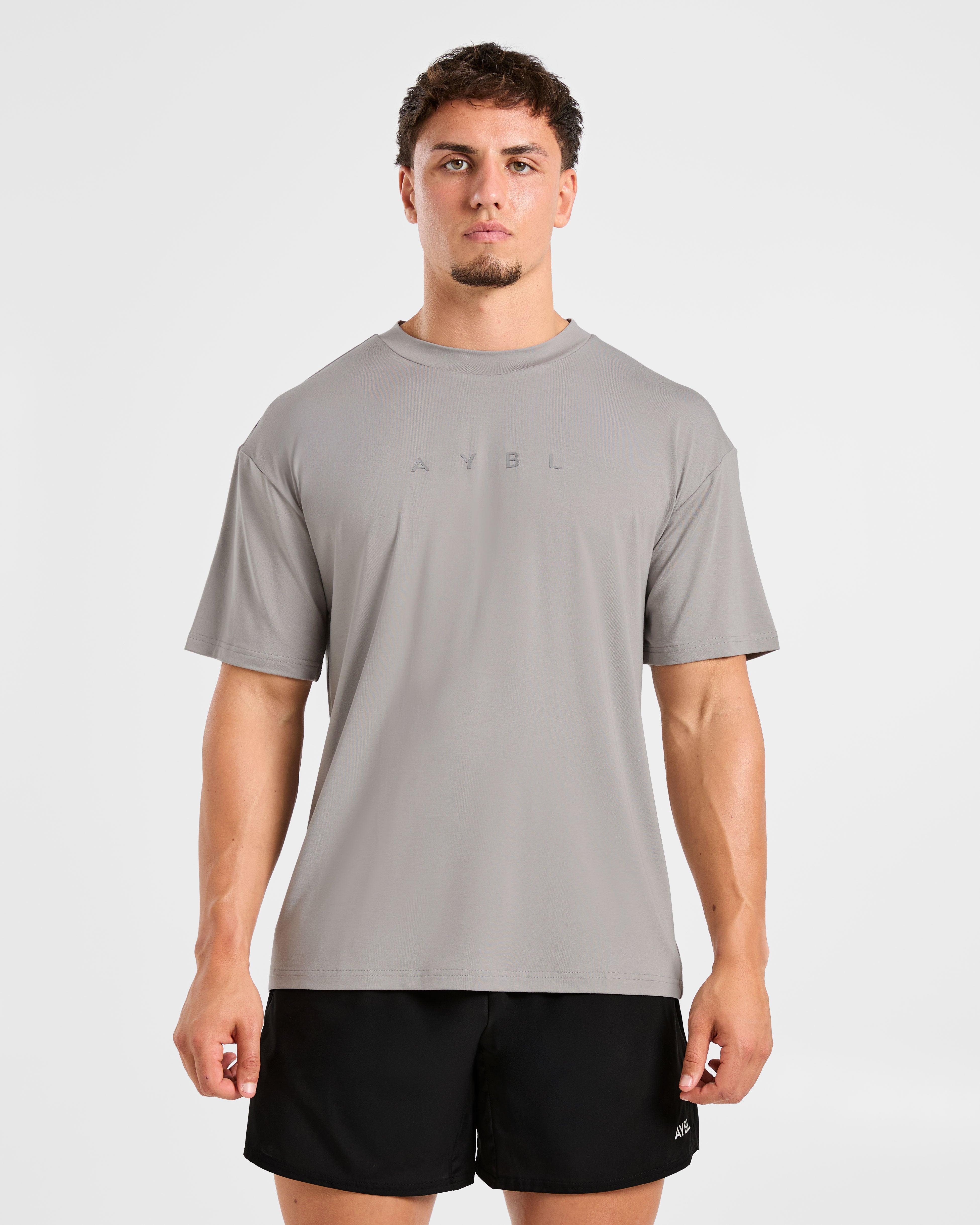T-shirt da allenamento Reinforce - Grigio argilla
