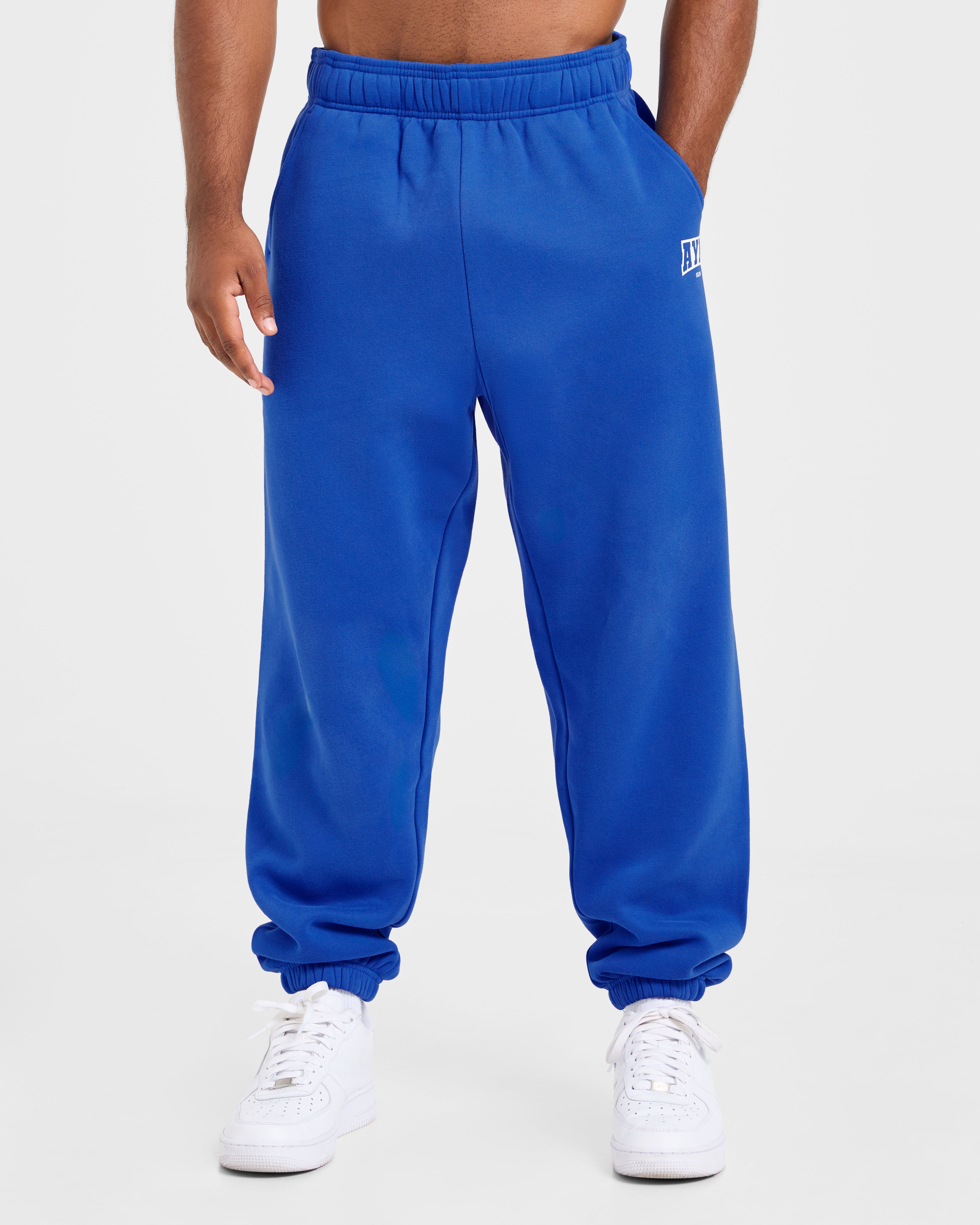 Academy Joggers Oversized - Cobalto