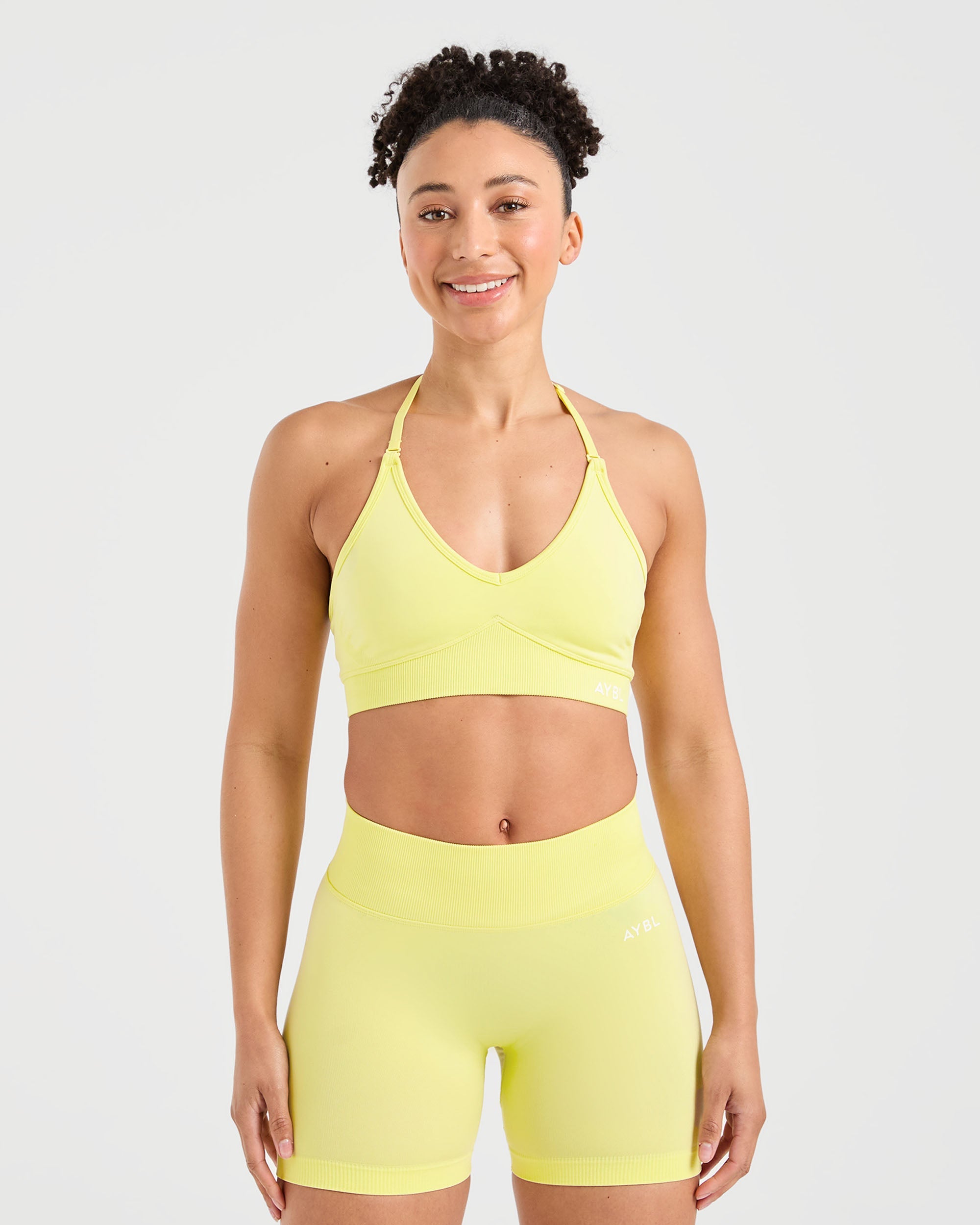Adattabile Sports Bra Senza Cuciture - Giallo Primavera