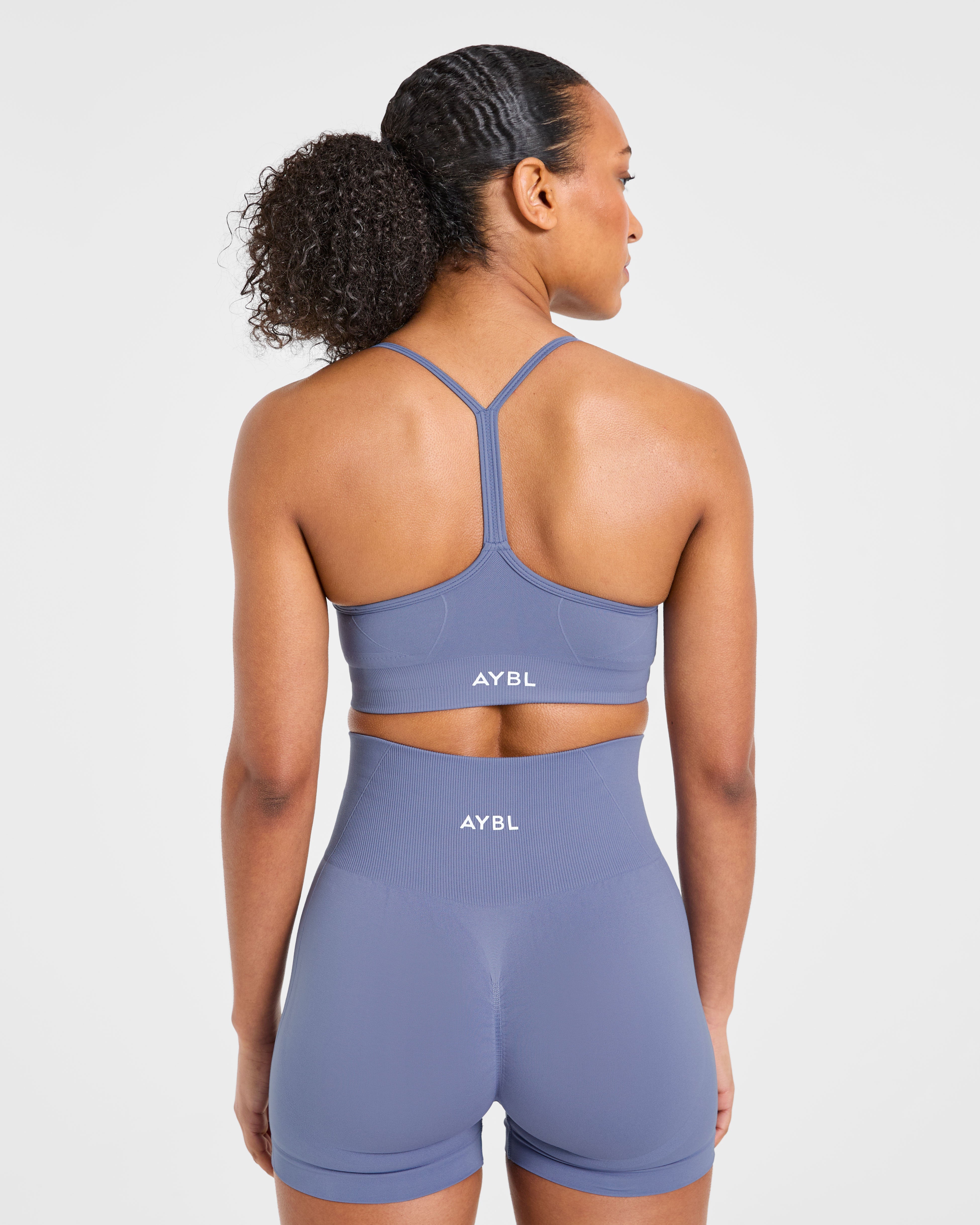 Empower Sports Bra Senza Cuciture - Blu Slate