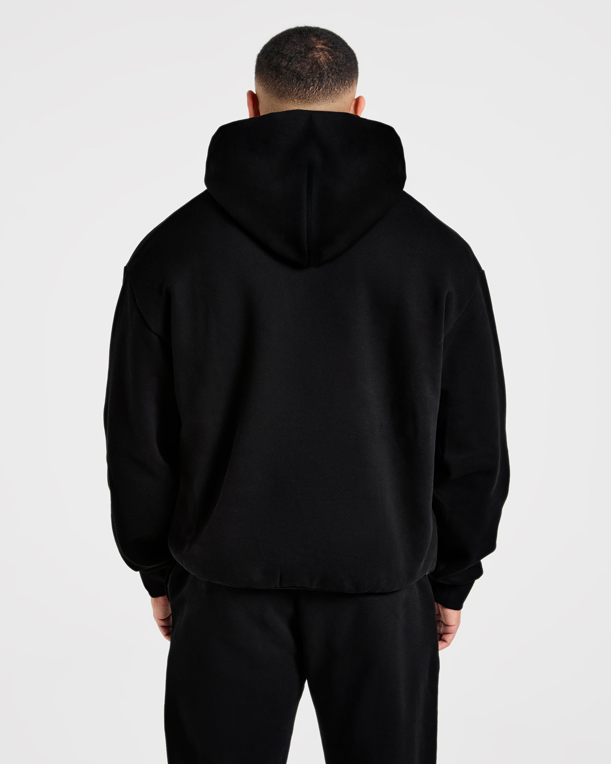 Essential Oversized Hoodie - Nero