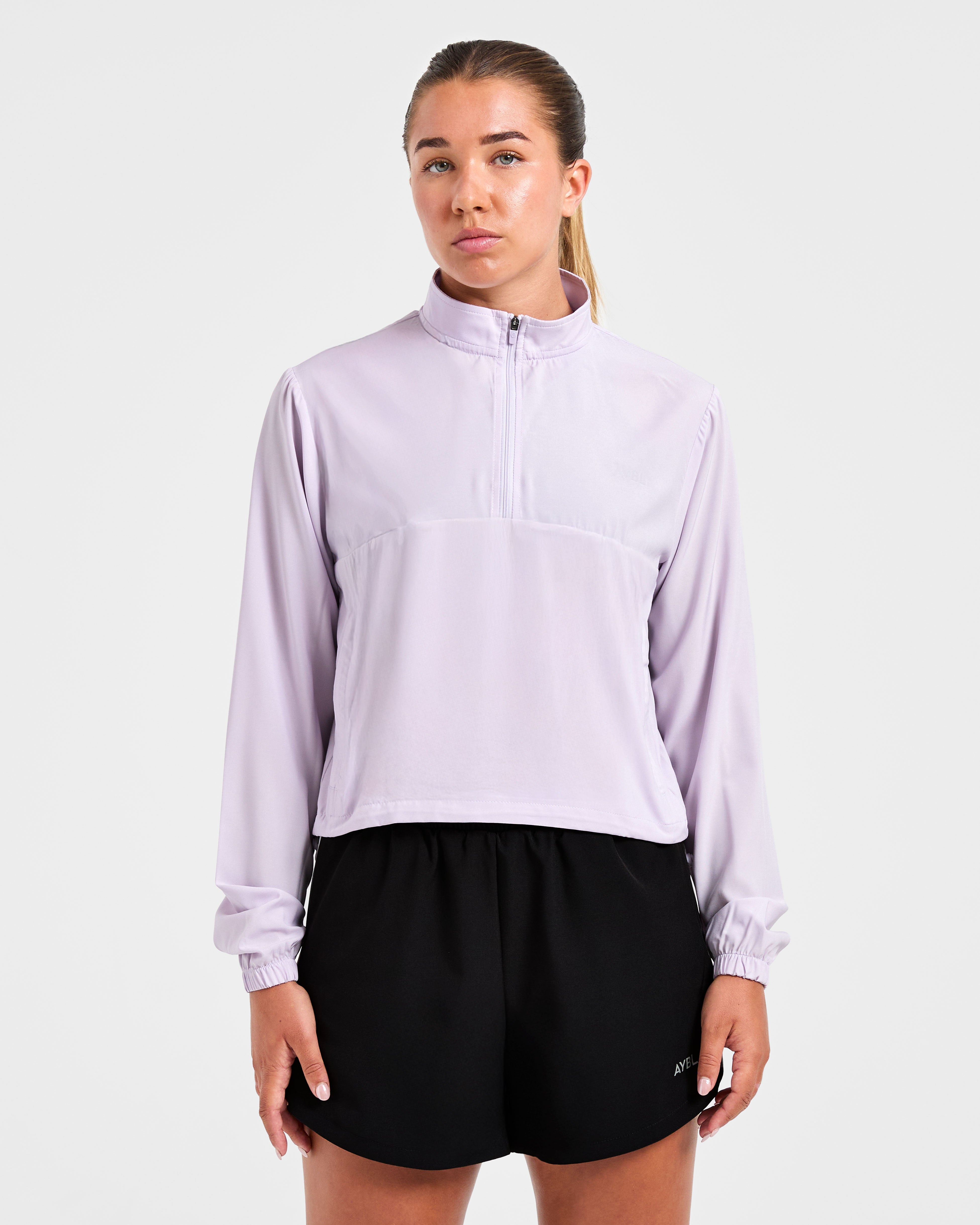 Giacca 1/2 Zip Run - Ice Lilac