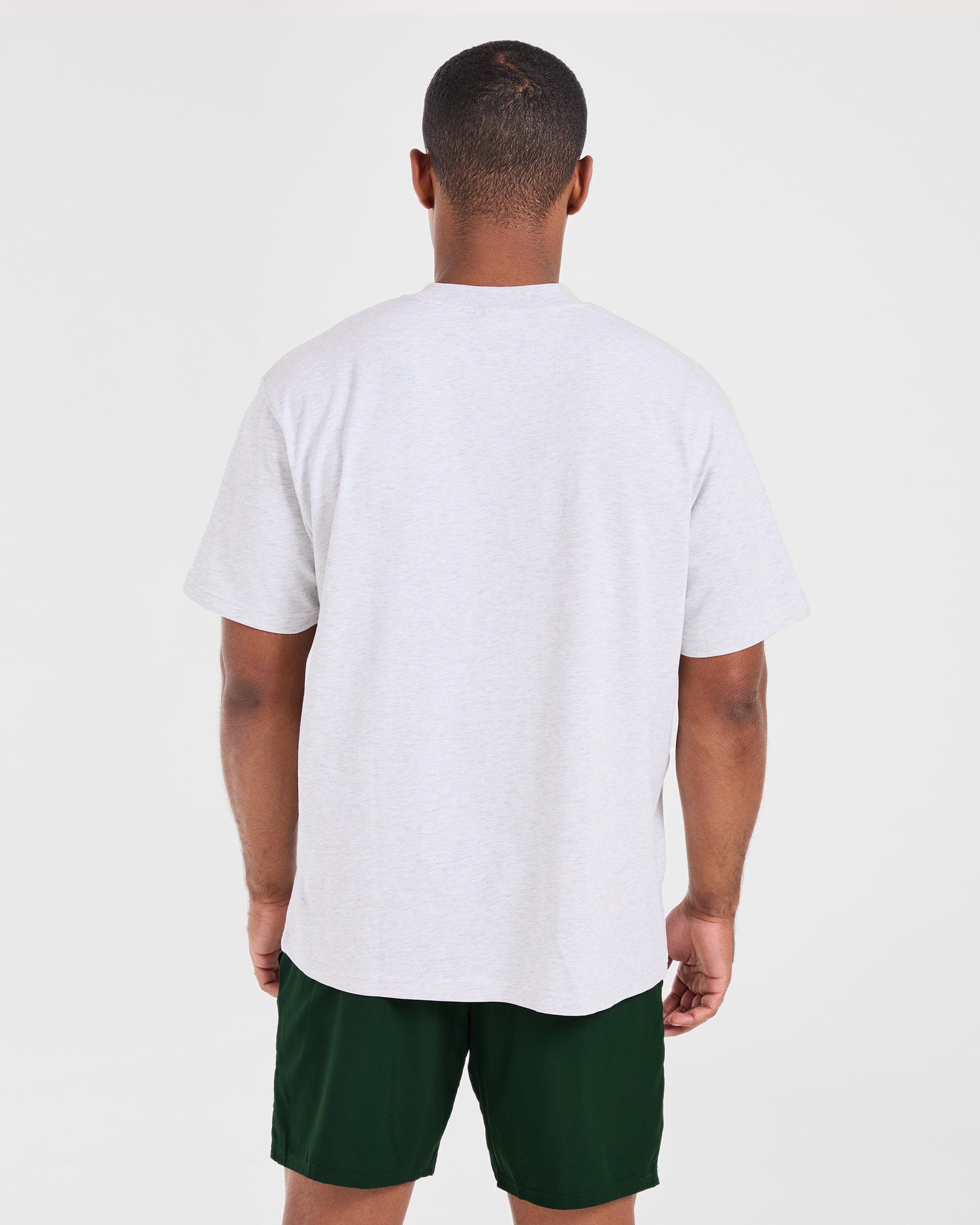 T-shirt Oversized per Atletica - Grigio Marl
