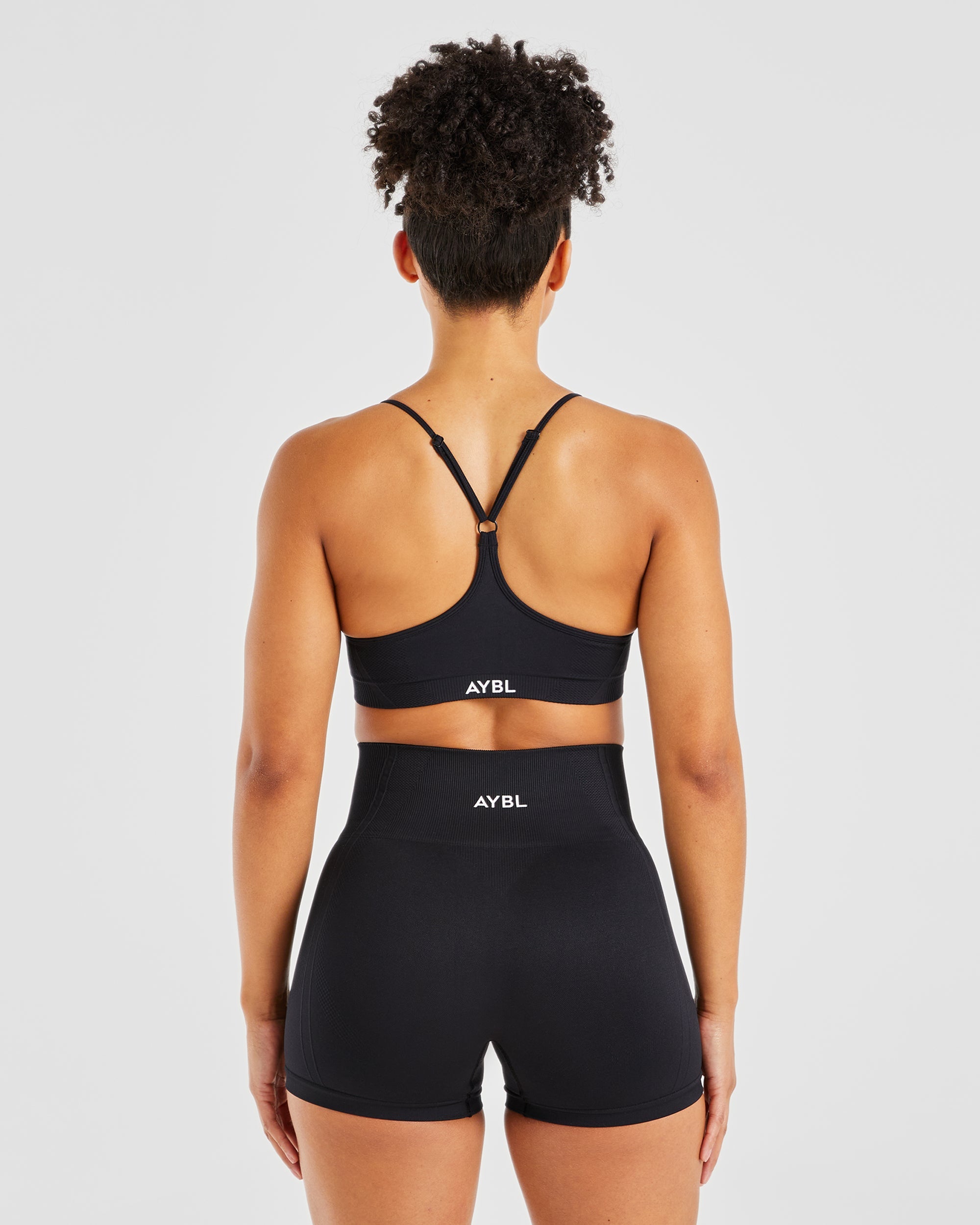 Balance V3 Sports Bra Senza Cuciture con Spalline - Nero