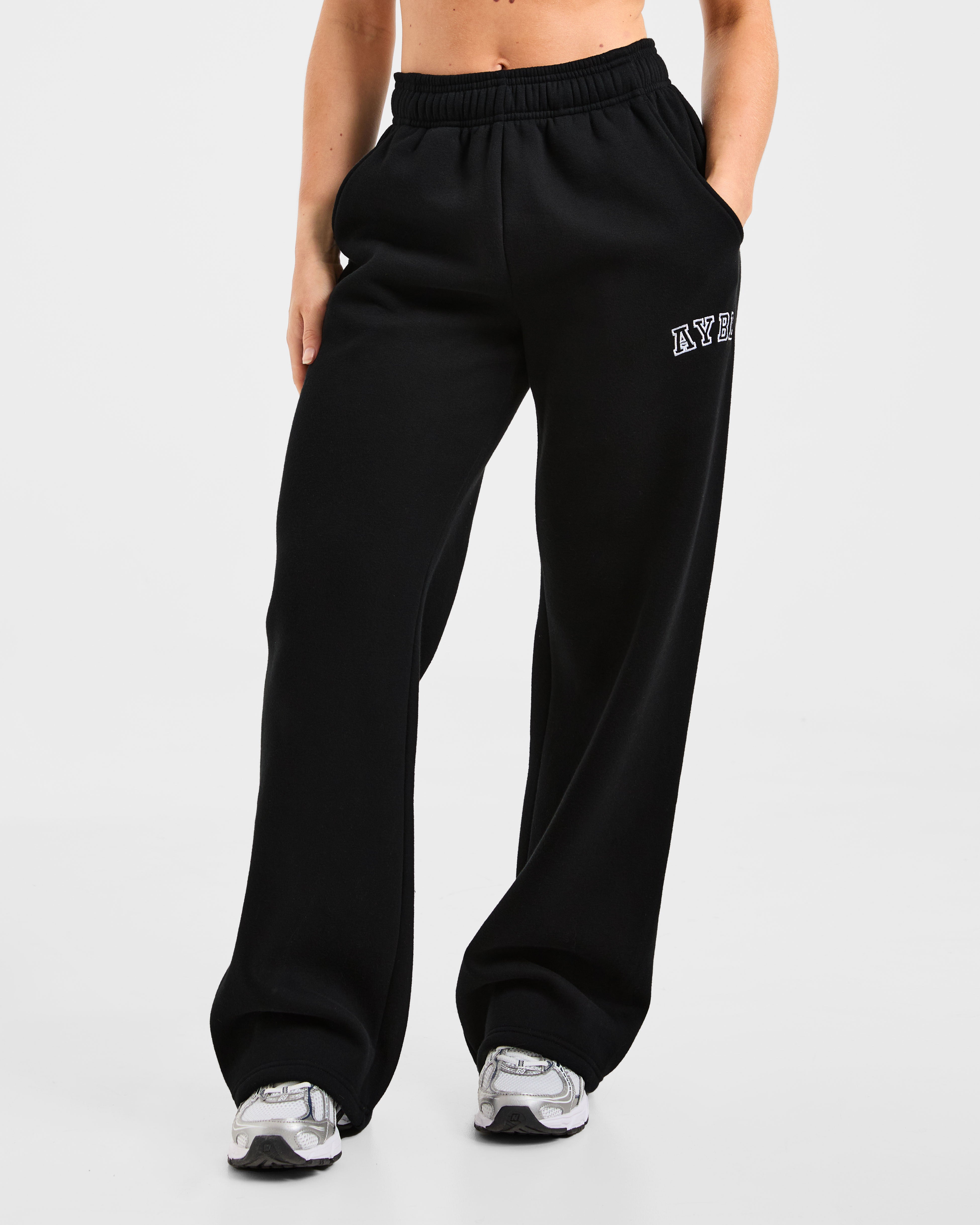 Pantaloncini Jogger Larghi Varsity 2.0 - Nero