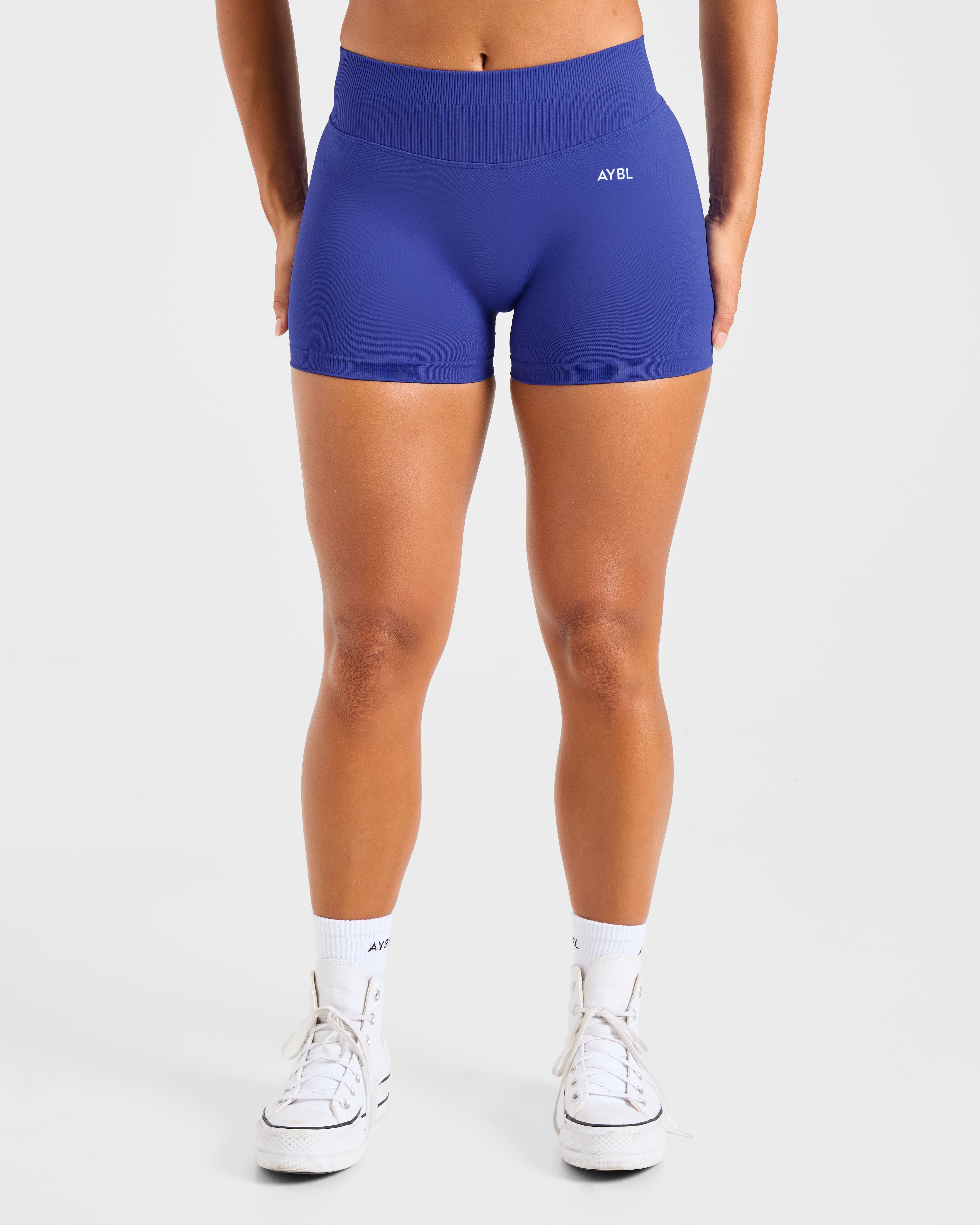 Migliora i Pantaloncini Seamless | 3,5" - Blu Cobalto