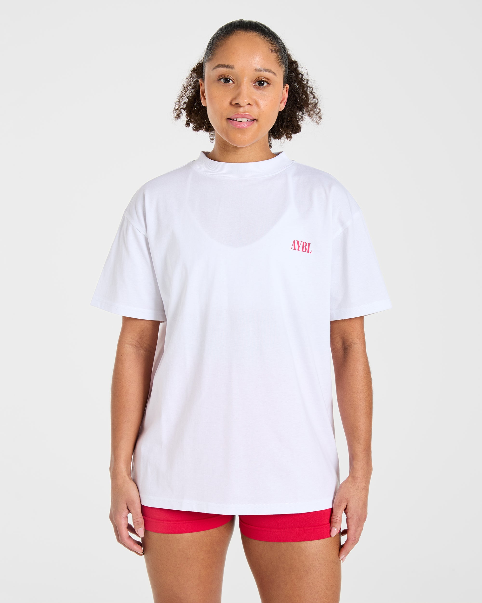 AYBL Studio T-Shirt Oversized - Bianco