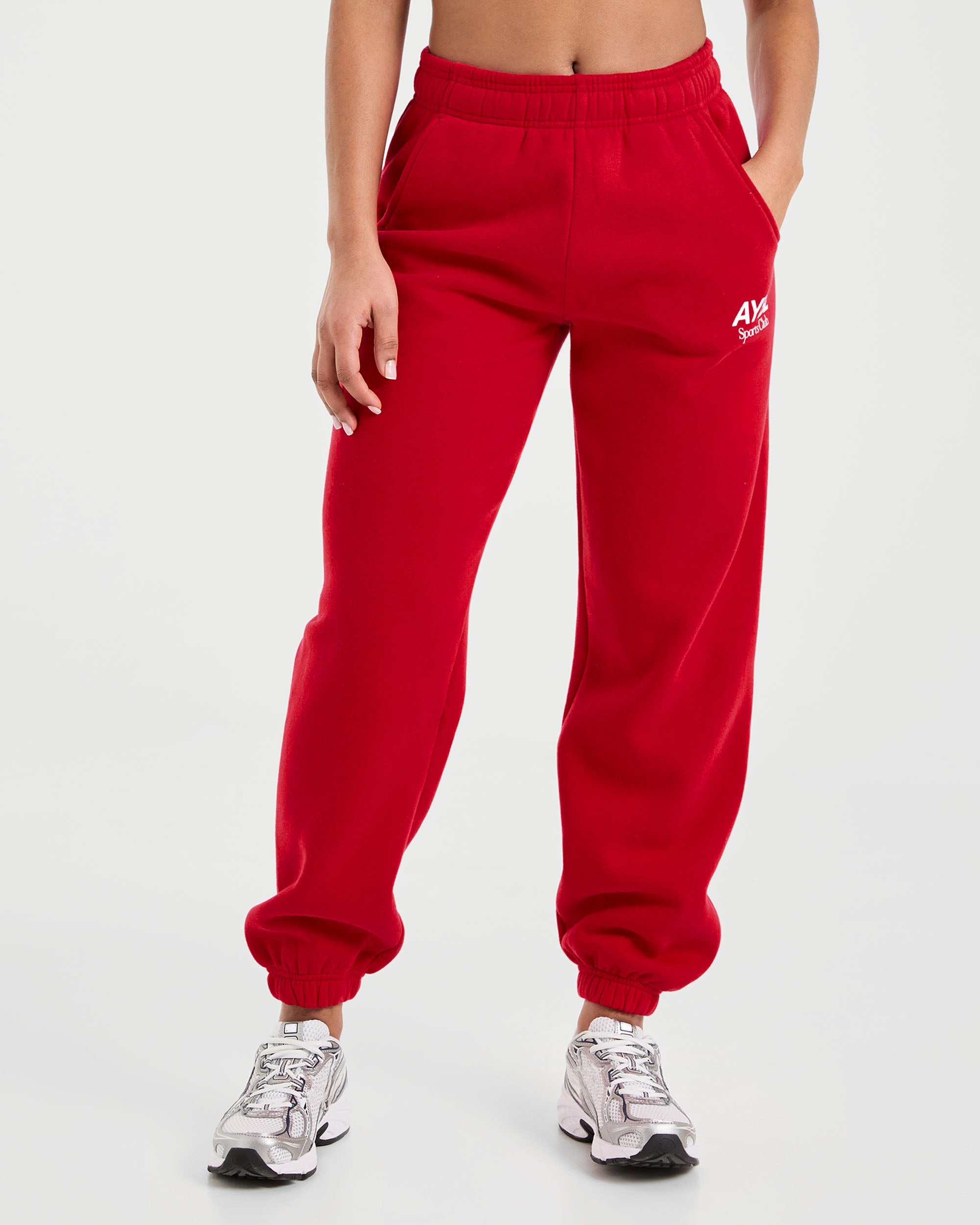 Pantaloncini AYBL Sports Club Oversized - Rosso Vivo