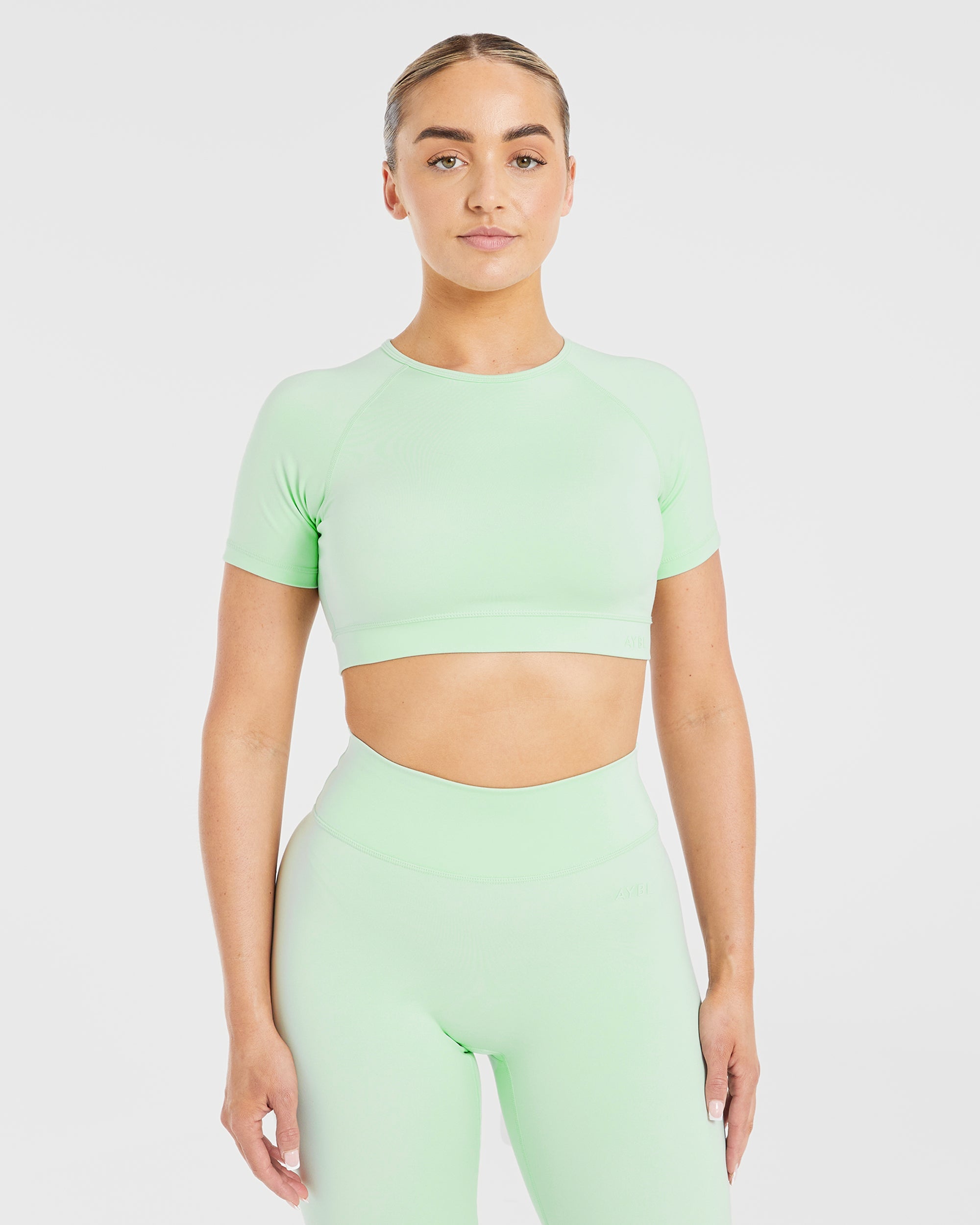 Crop Top Fondamentale - Verde Menta