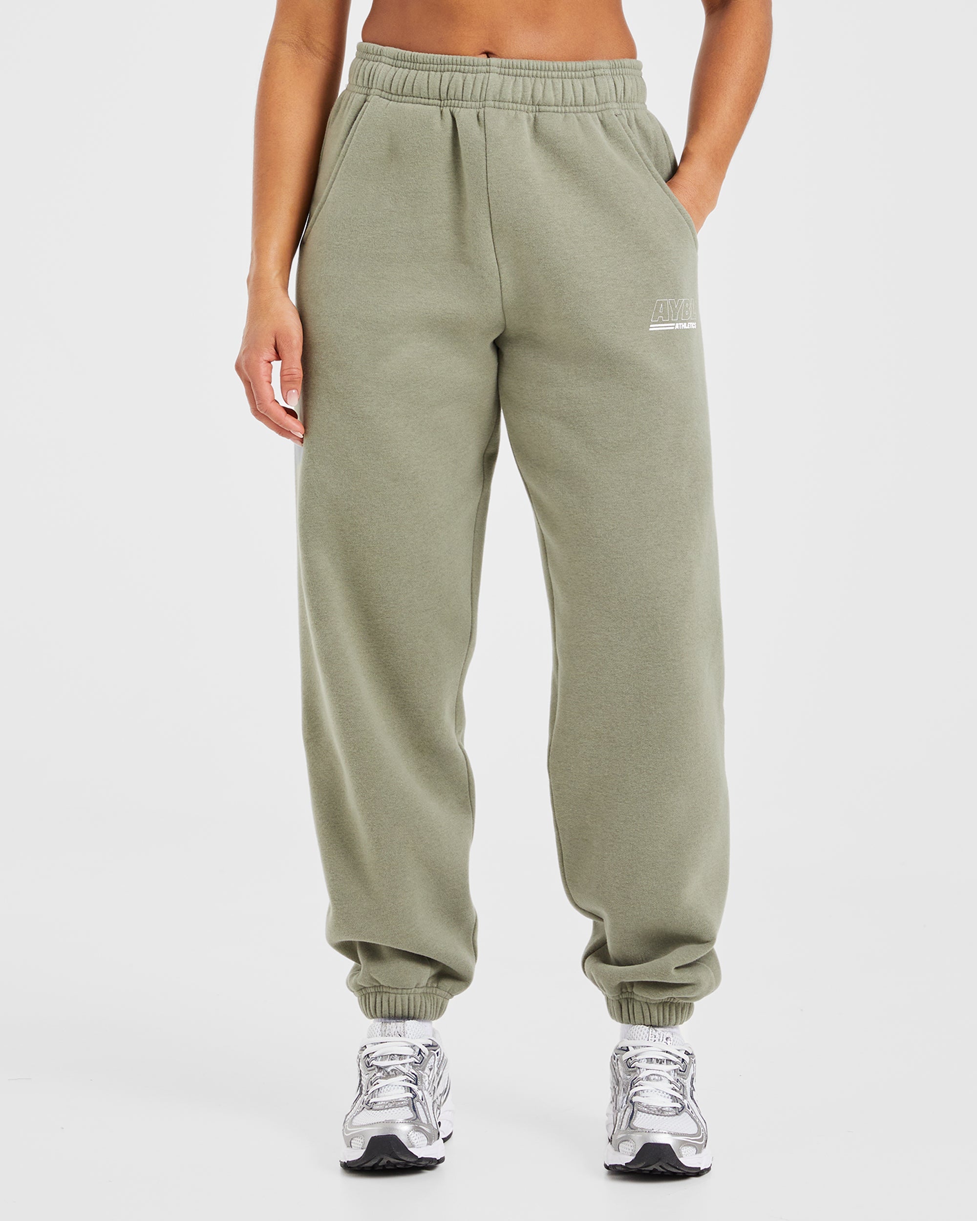 Pantaloncini Larghi da Atletica - Olive Mute