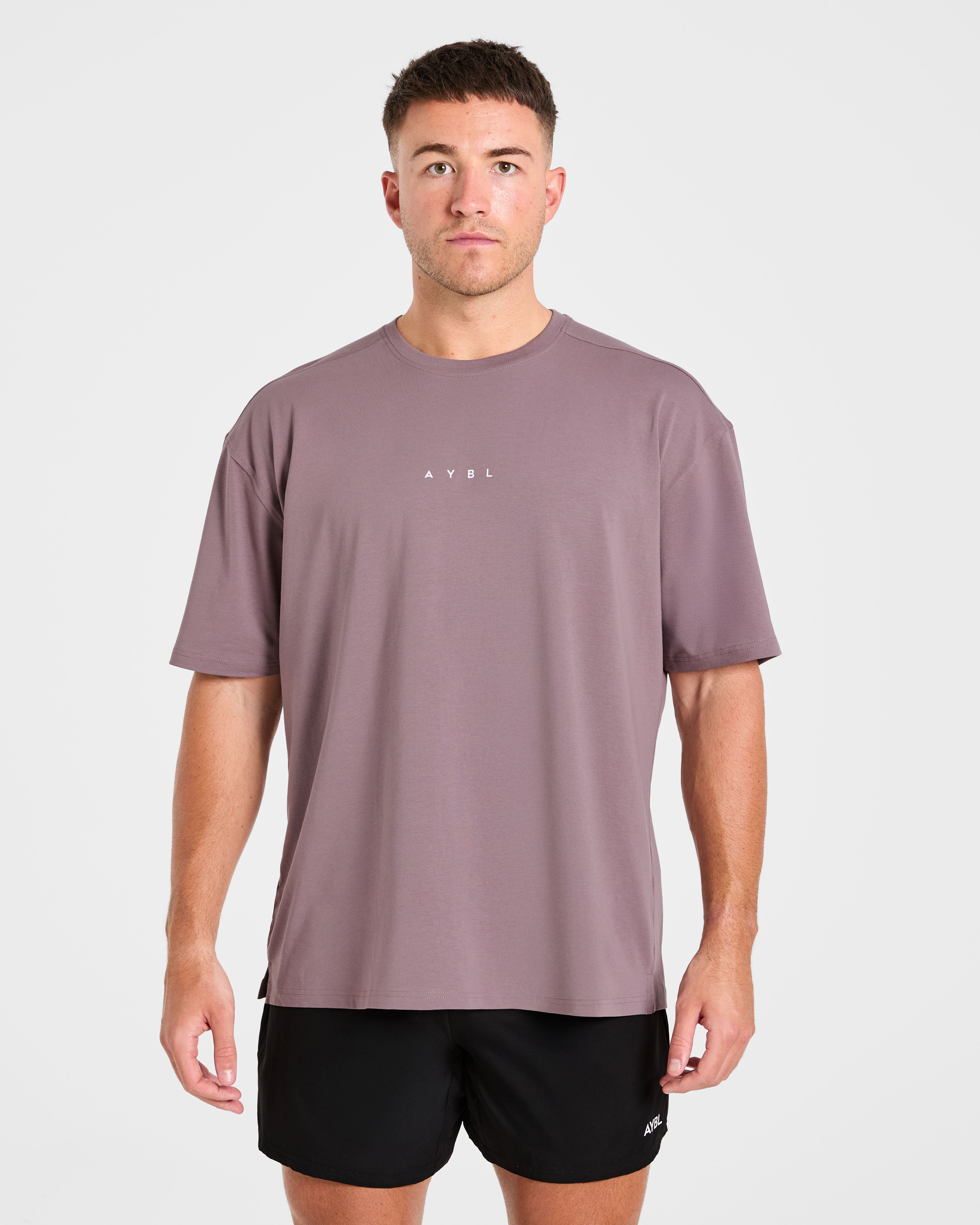 T-shirt Oversized Force - Viola Scuro
