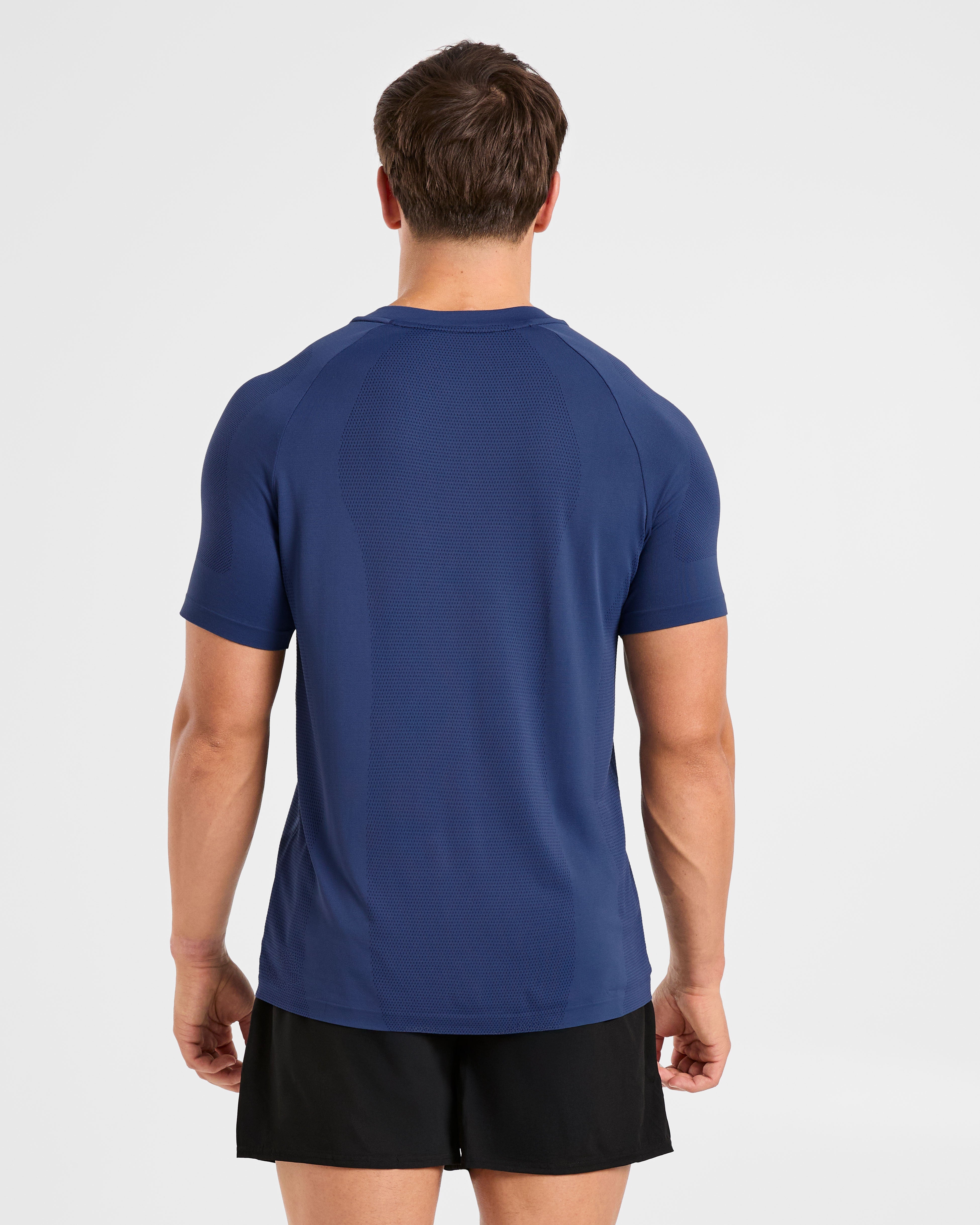 T-shirt senza cuciture Attain - Navy Dusky