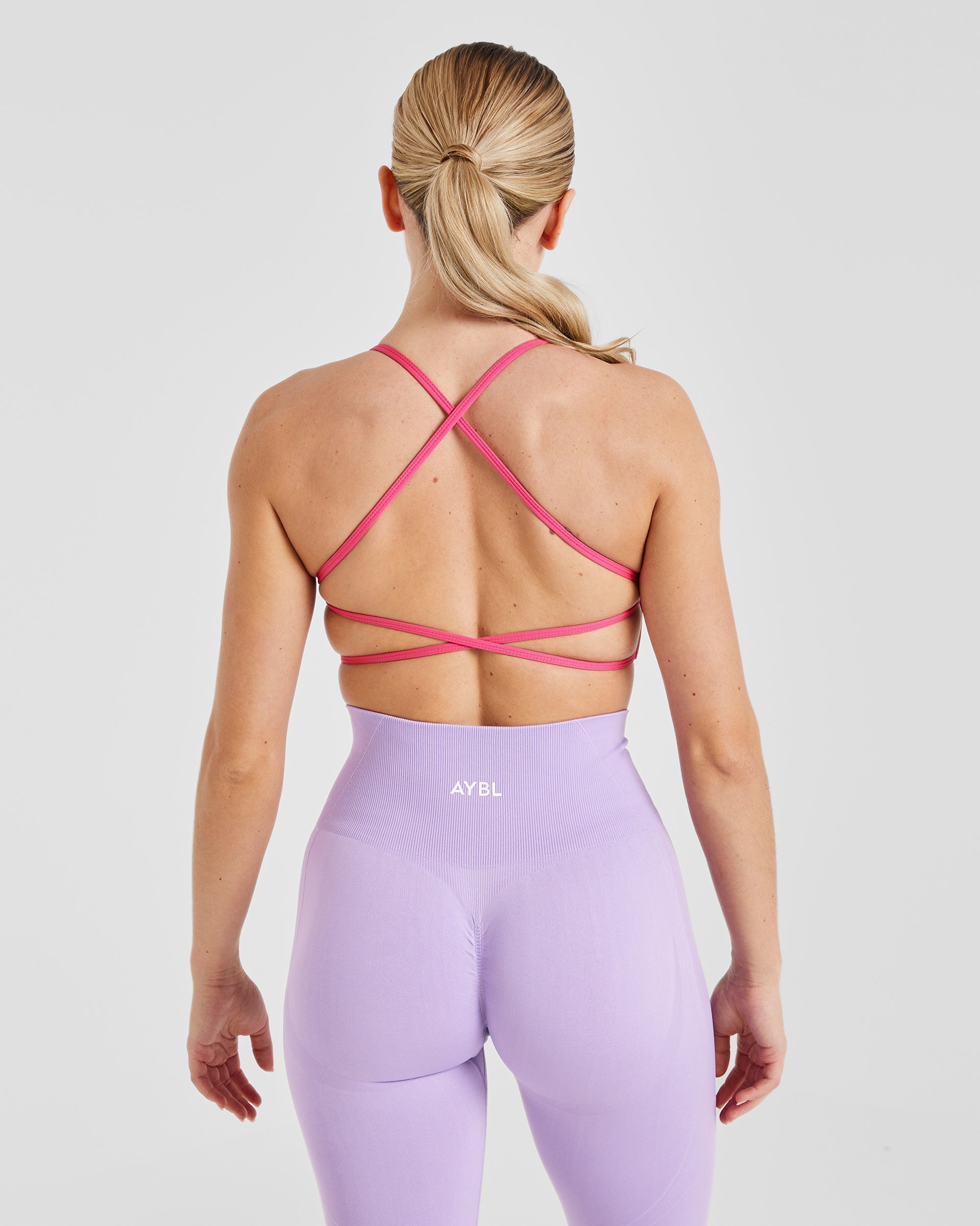 Sports Bra Crossback Essenziale - Hot Pink