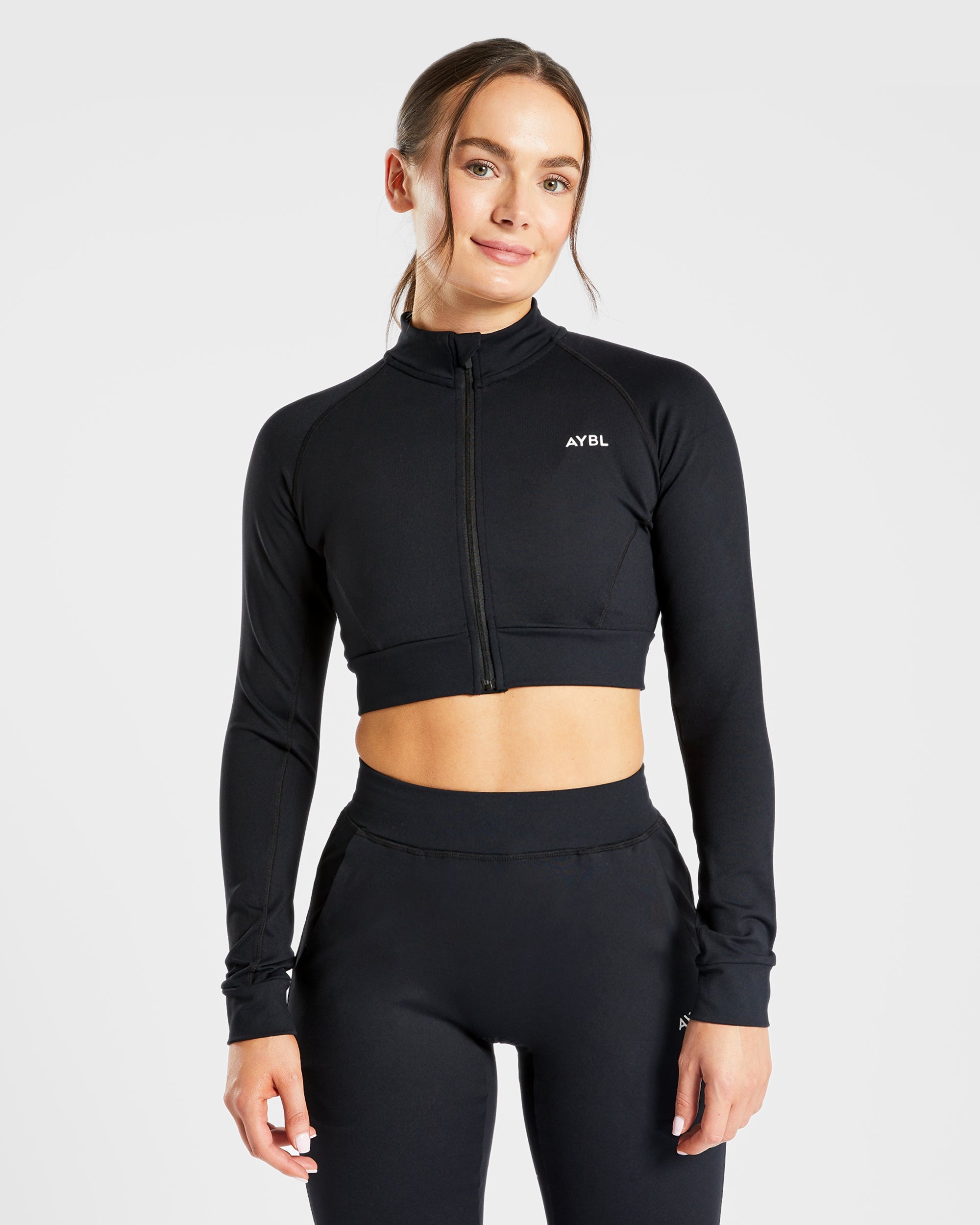 Giacca Crop Simplicity - Nero