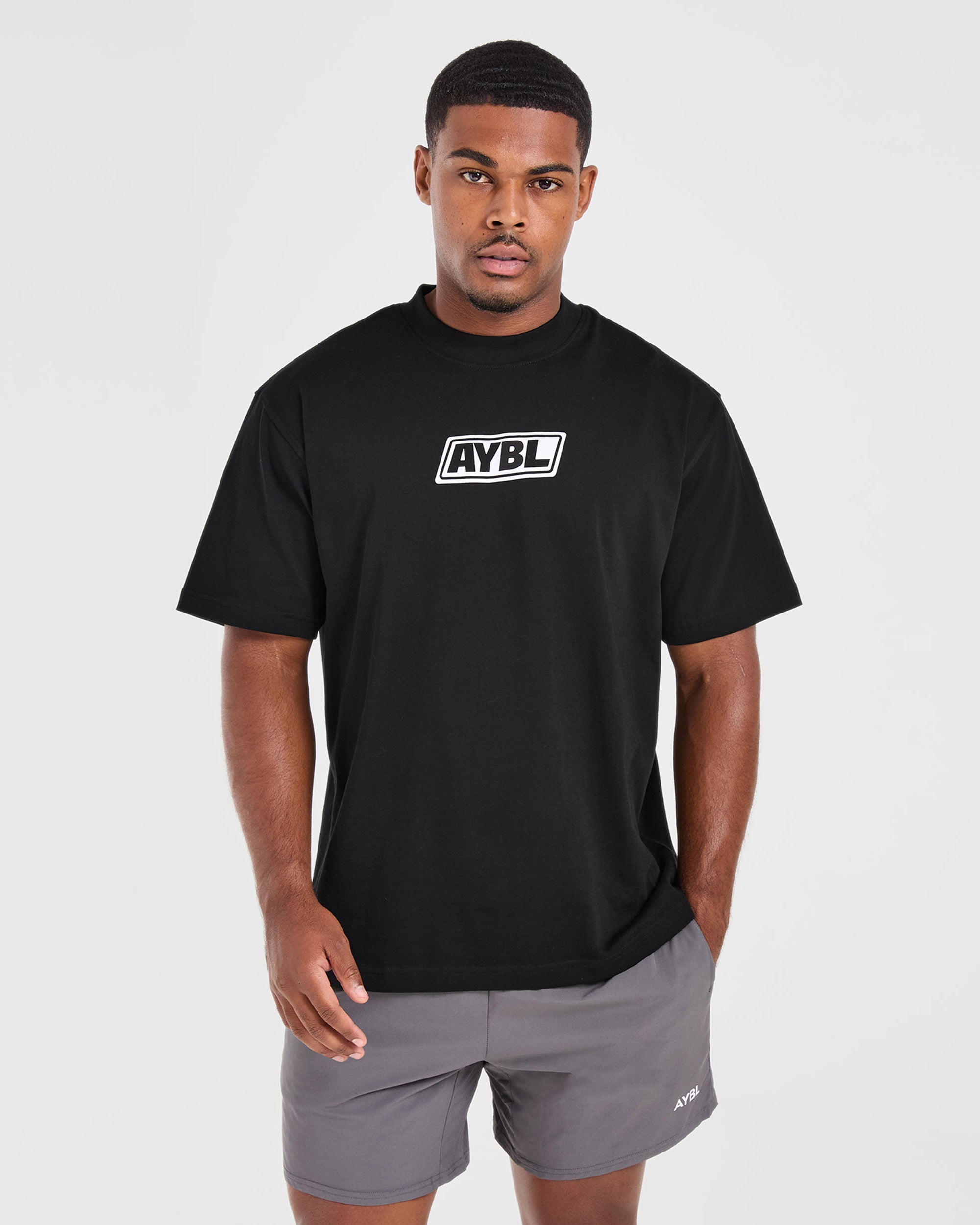 T-shirt Oversized Retro - Nero