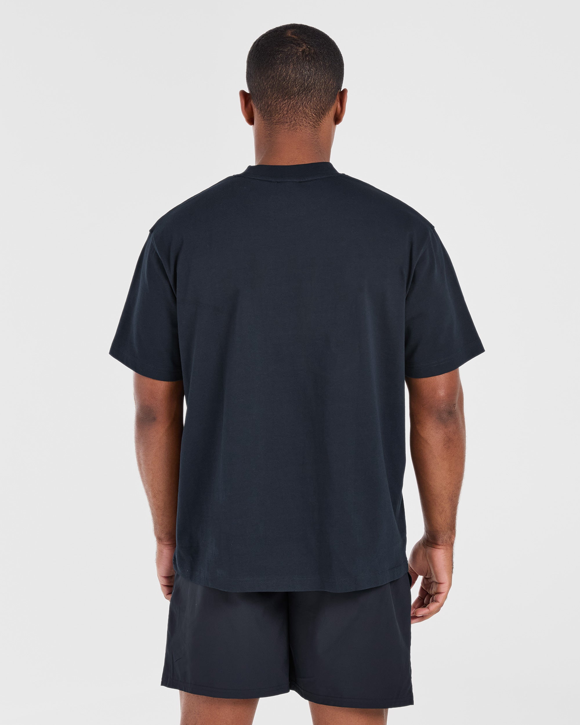 T-shirt Oversized per Atletica - Blu Navy