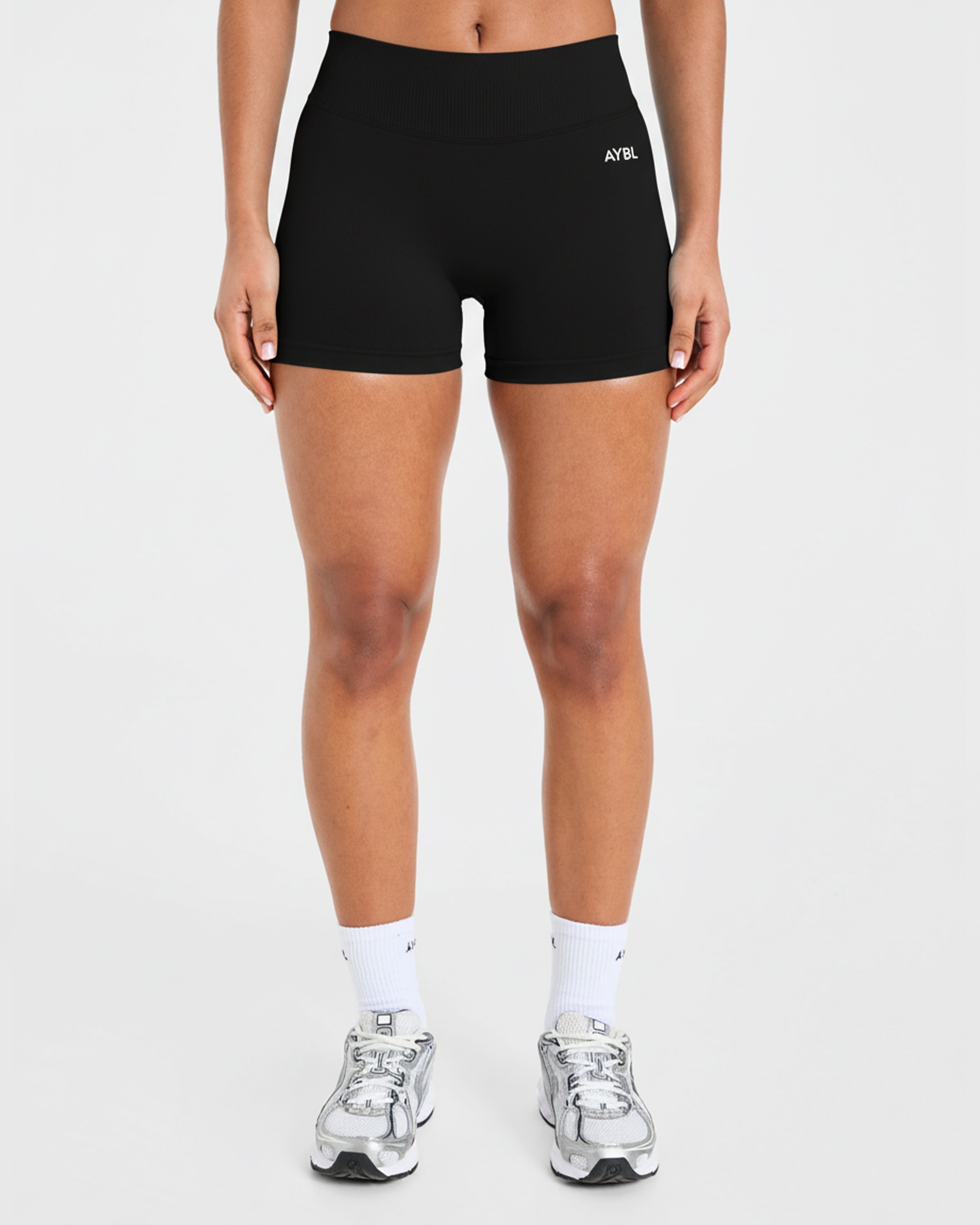 Abbina i pantaloncini senza cuciture | 3,5" - Nero