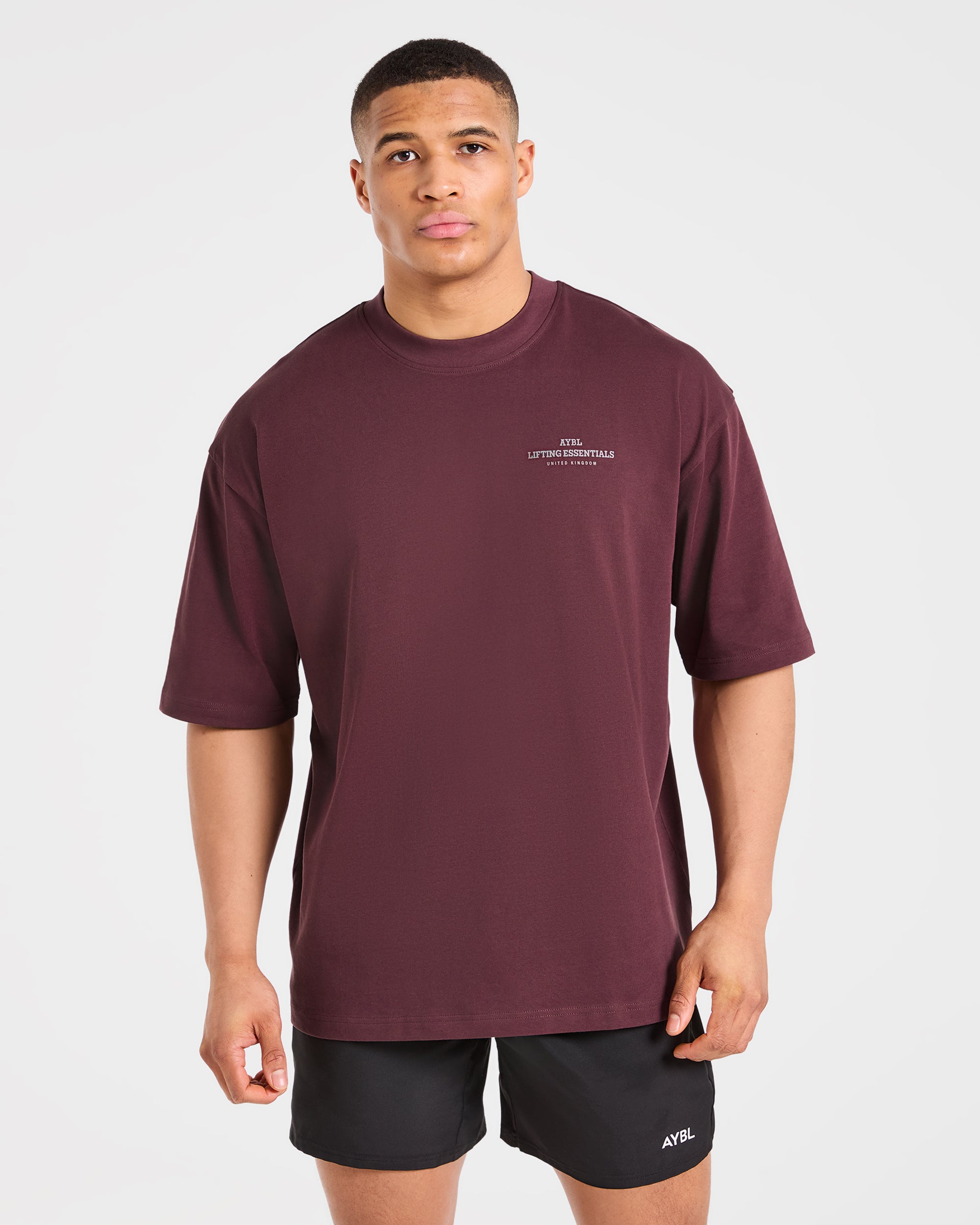 Apex Lifting Essentials T-Shirt Oversize - Prugna