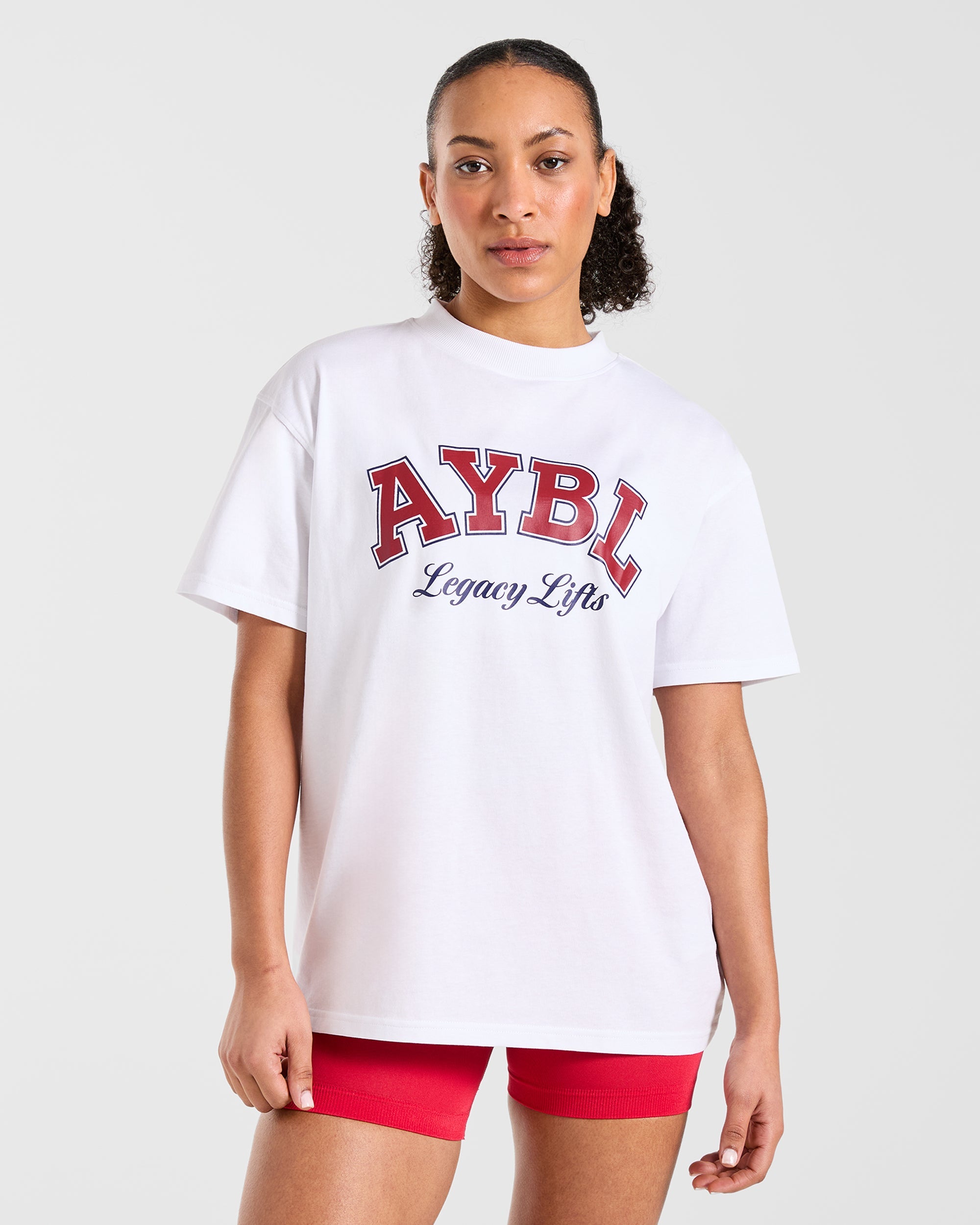 T-shirt Oversized Legacy Lifts - Bianco