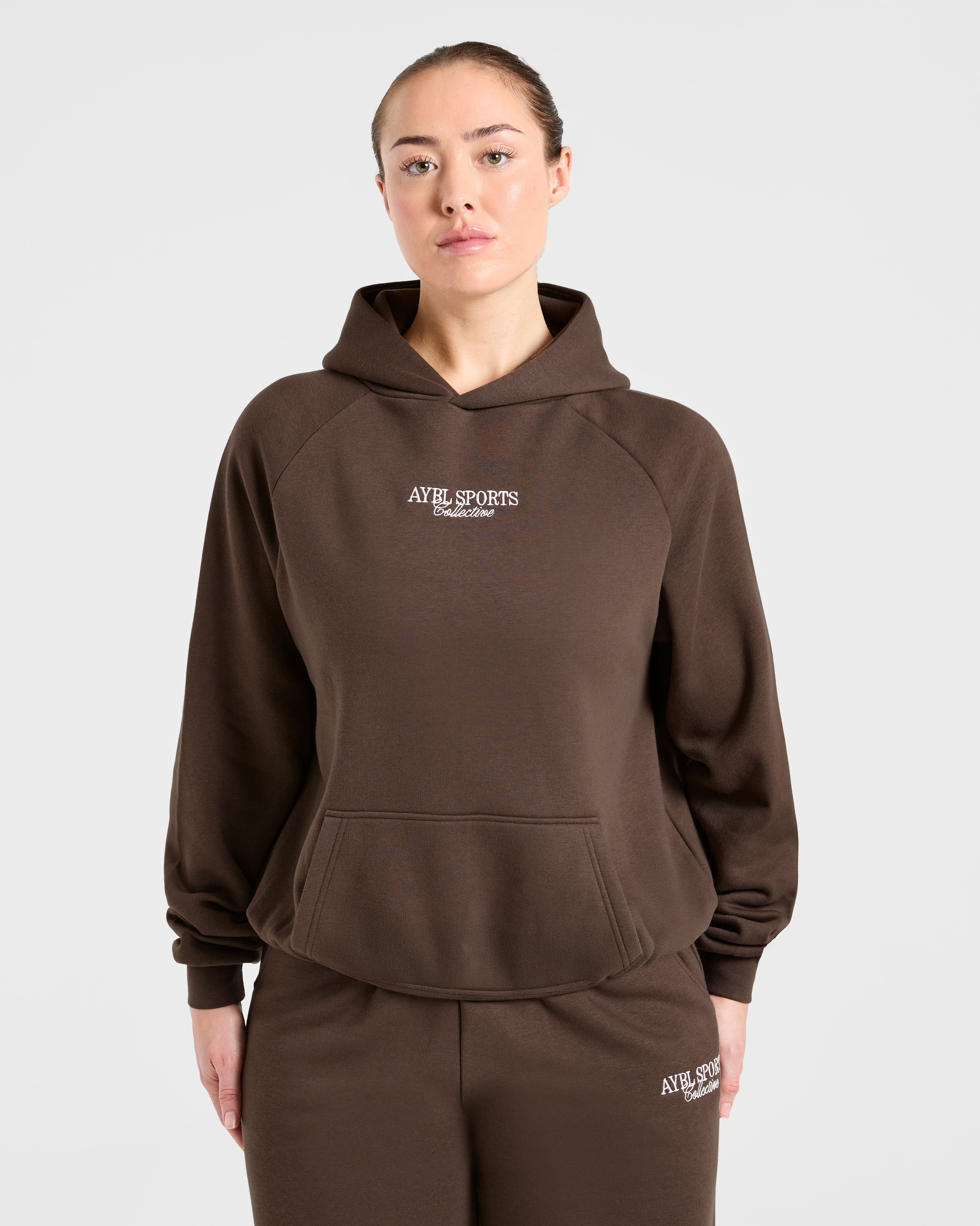 Sports Collective Felpa Oversized Marrone