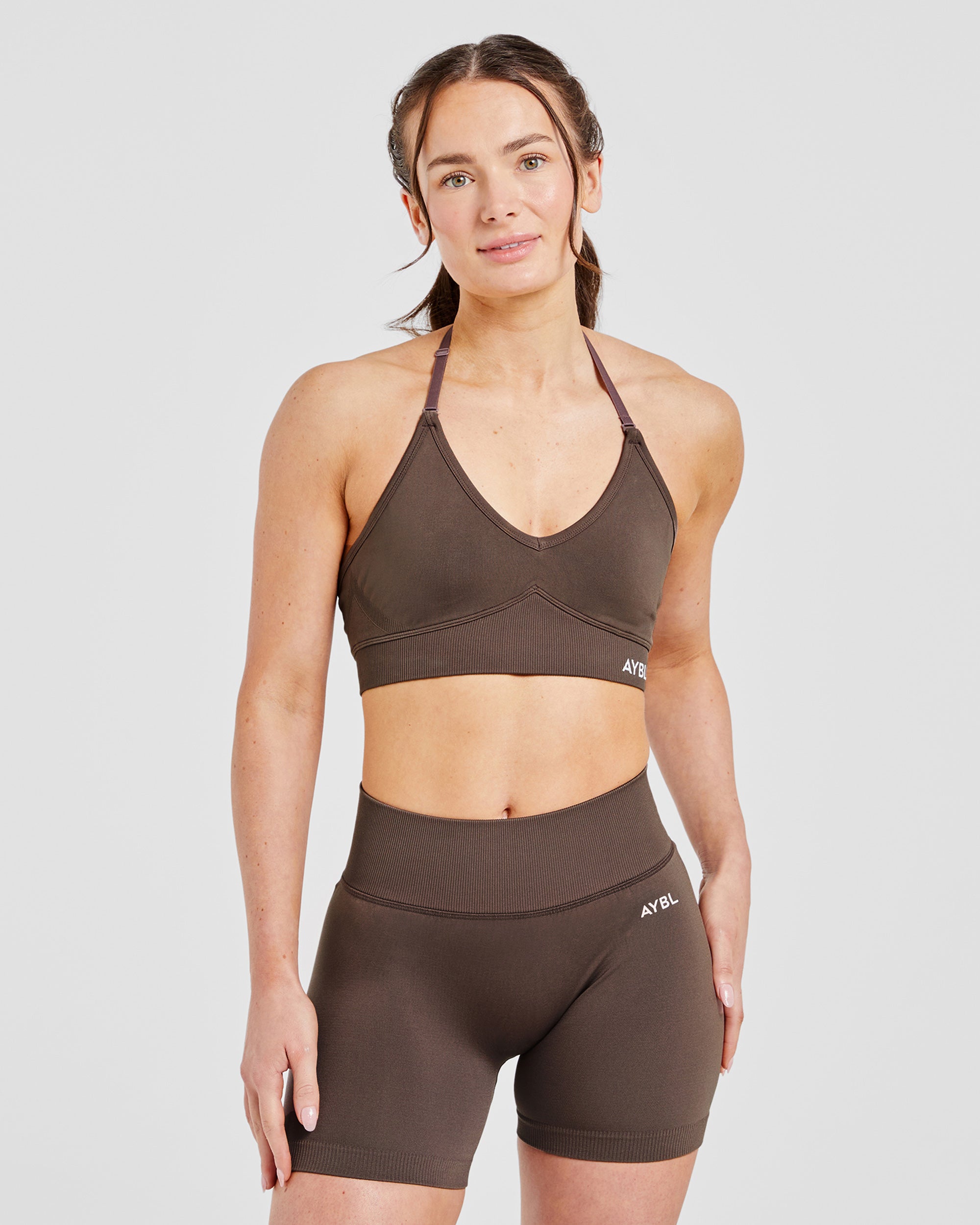 Reggiseno Sportivo Senza Cuciture Adapt - Marrone