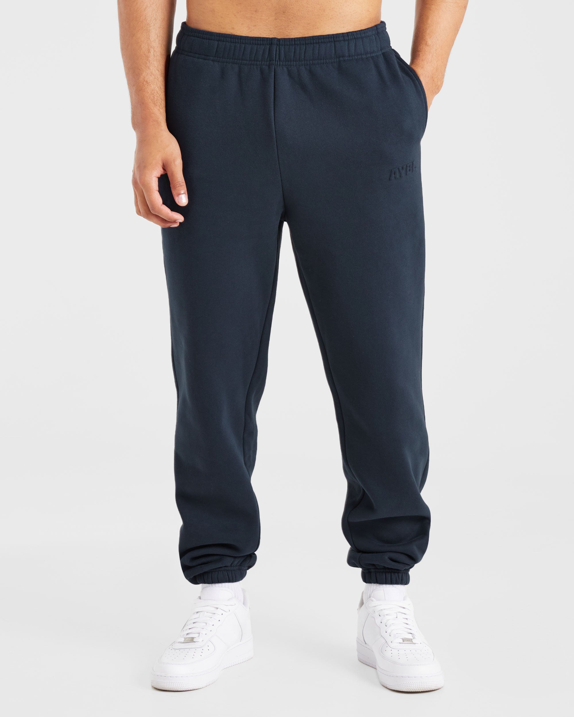 Pantaloni Jogger Incisi - Blu Navy