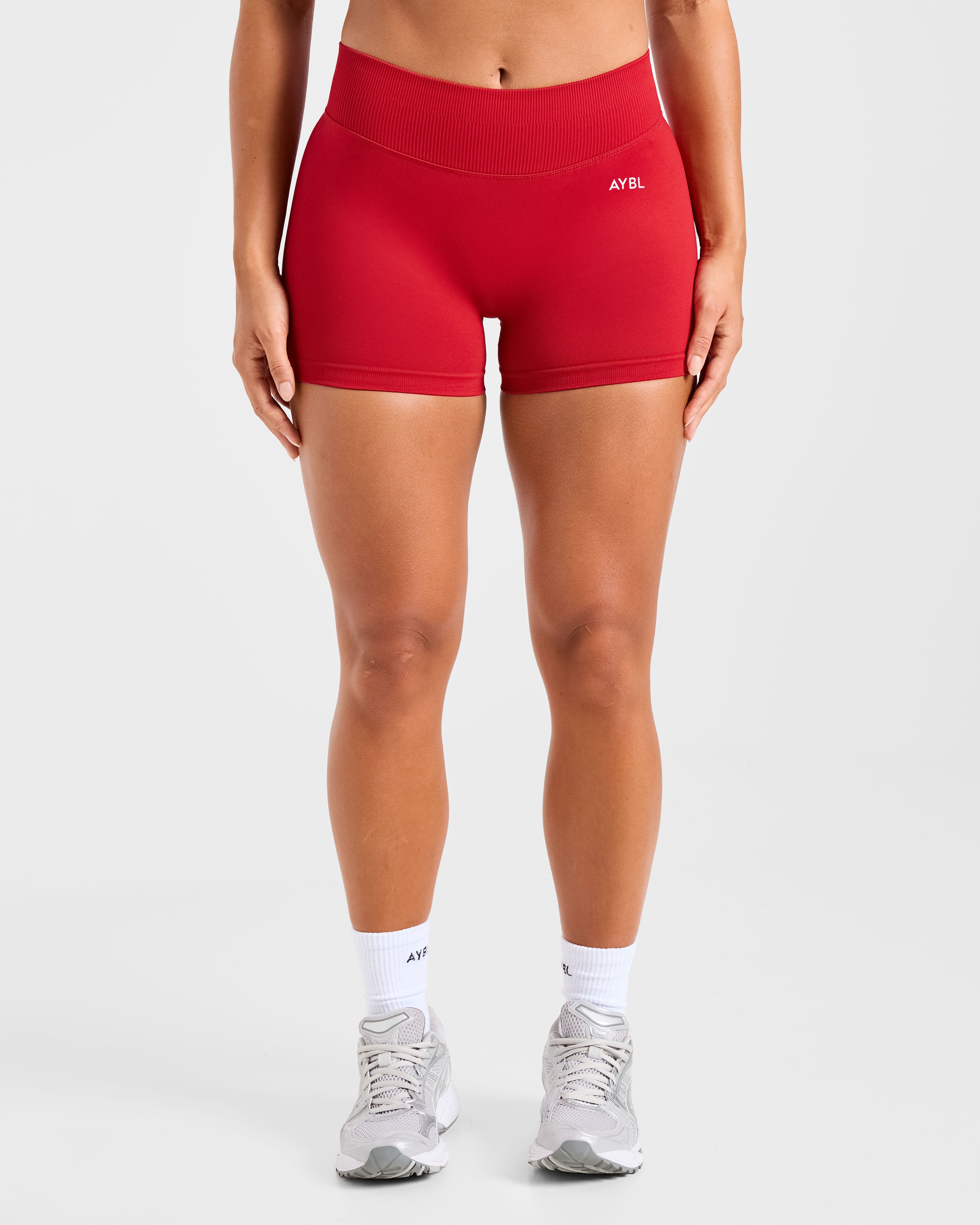 Abbella i tuoi pantaloncini senza cuciture | 3,5" - Rosso