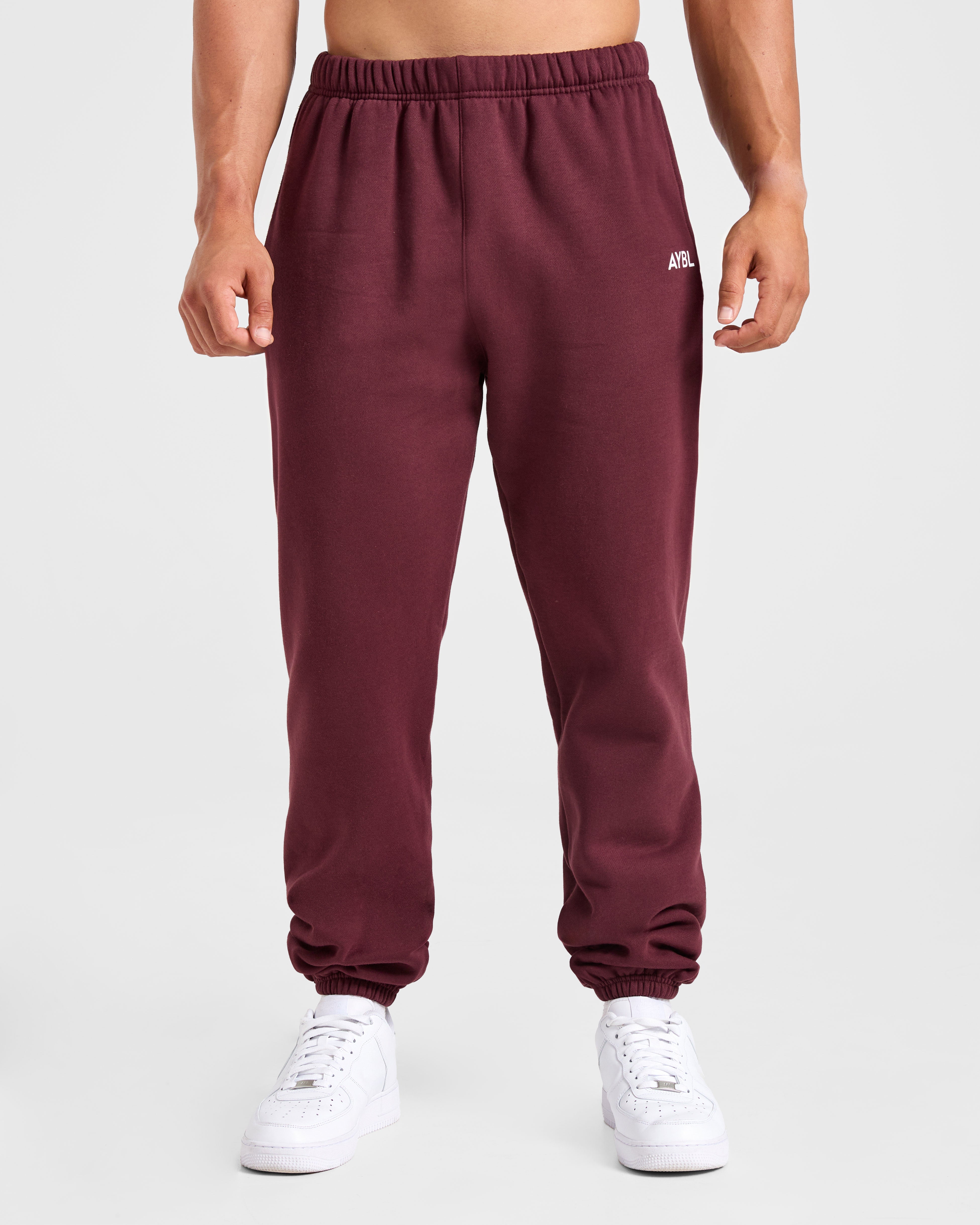 Pantaloncini Larghi Essenziali - Rosso Burgundio