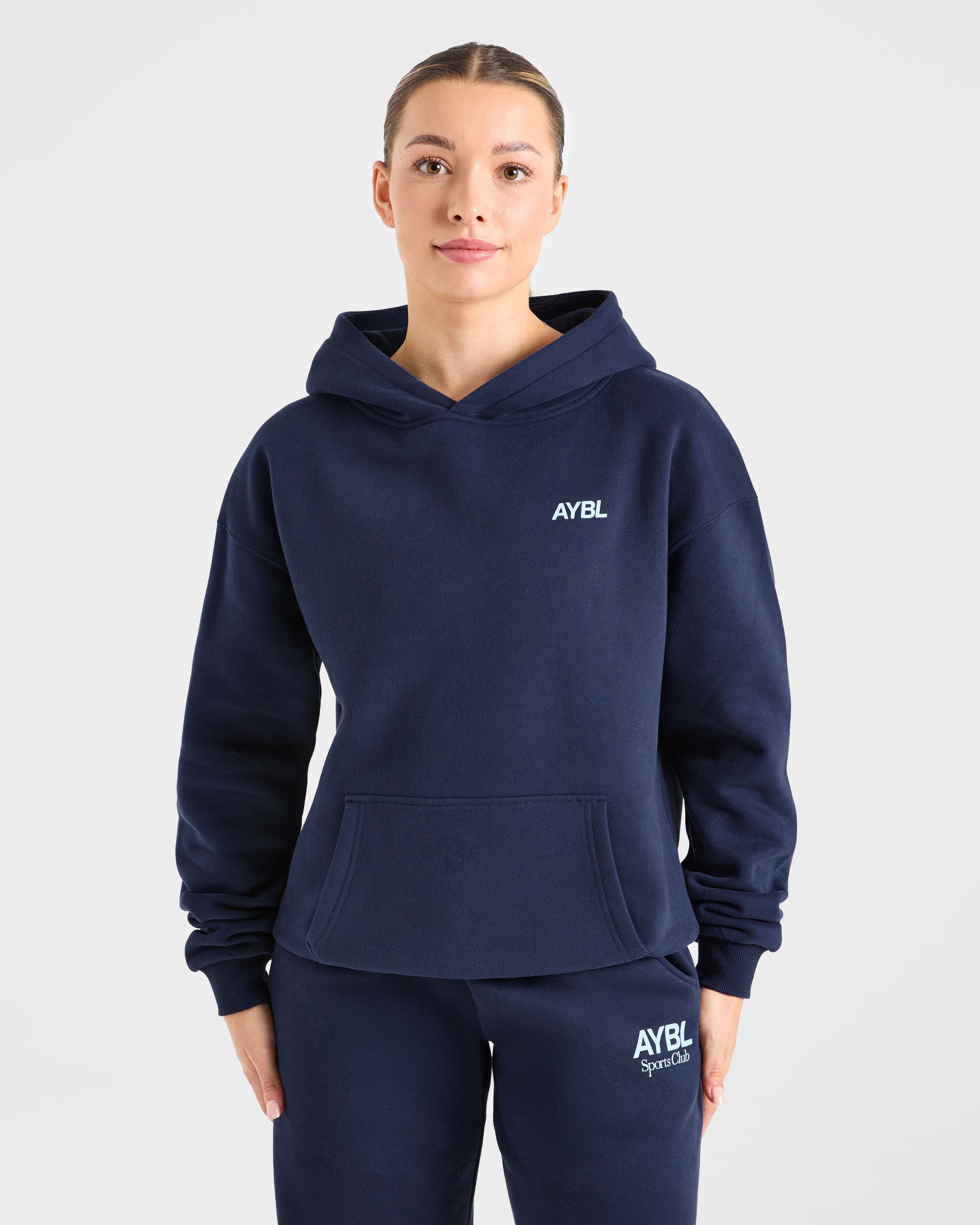 AYBL Sports Club Felpa Oversized - Navy/Blu
