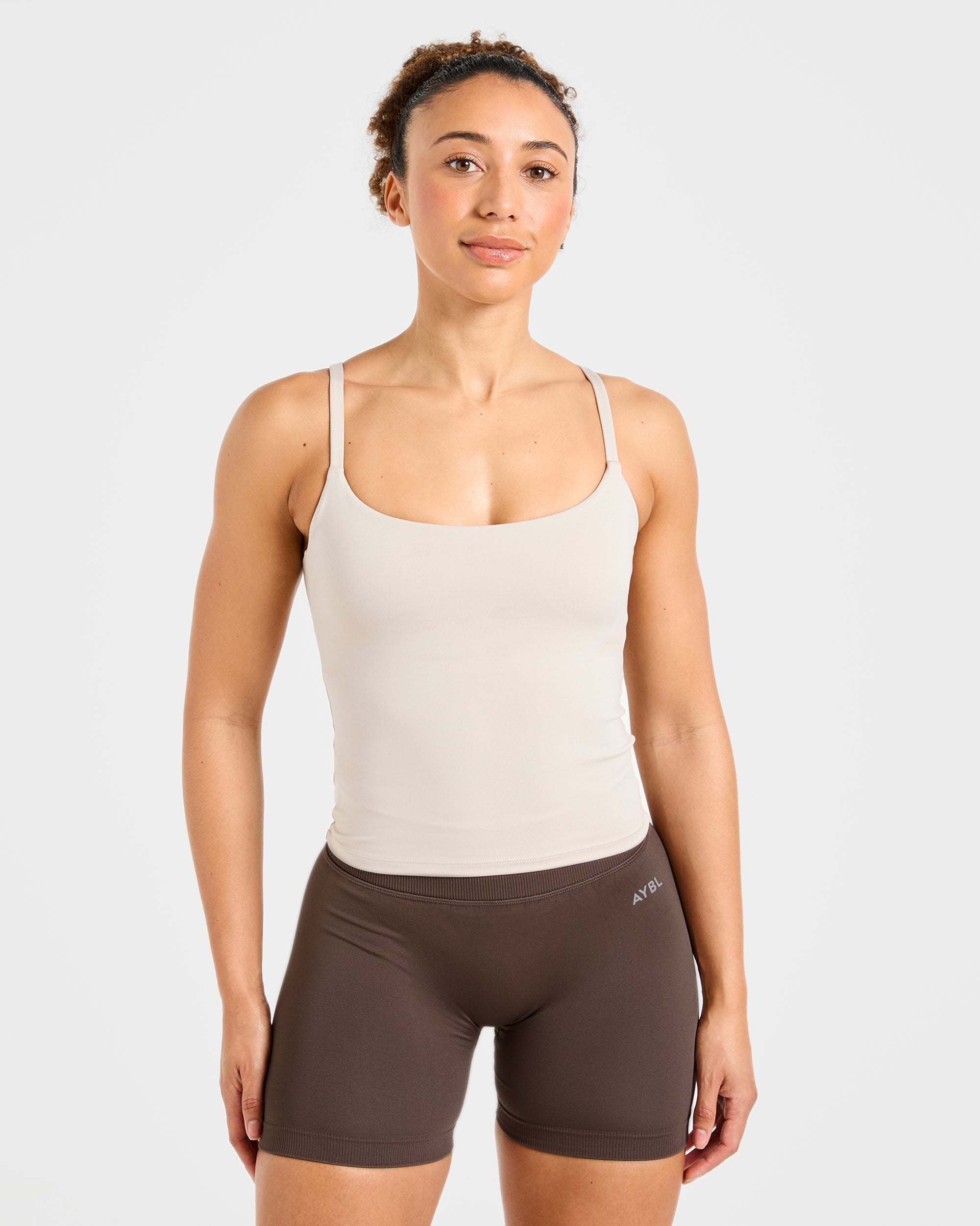 Top Tank Sottile Essenziale - Taupe