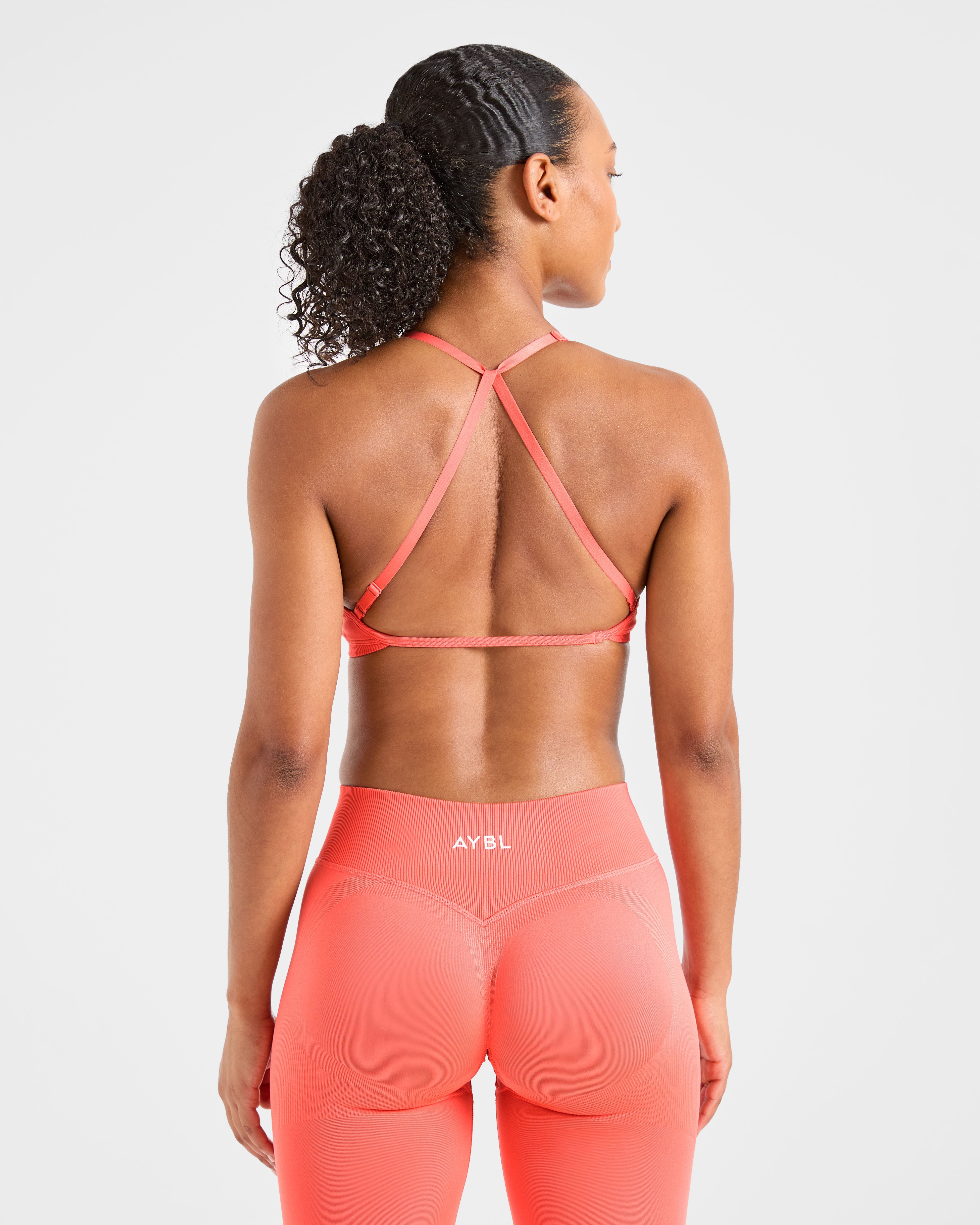 Reggiseno Sportivo Senza Cuciture a Tracolla Adattabile - Estate Pesca