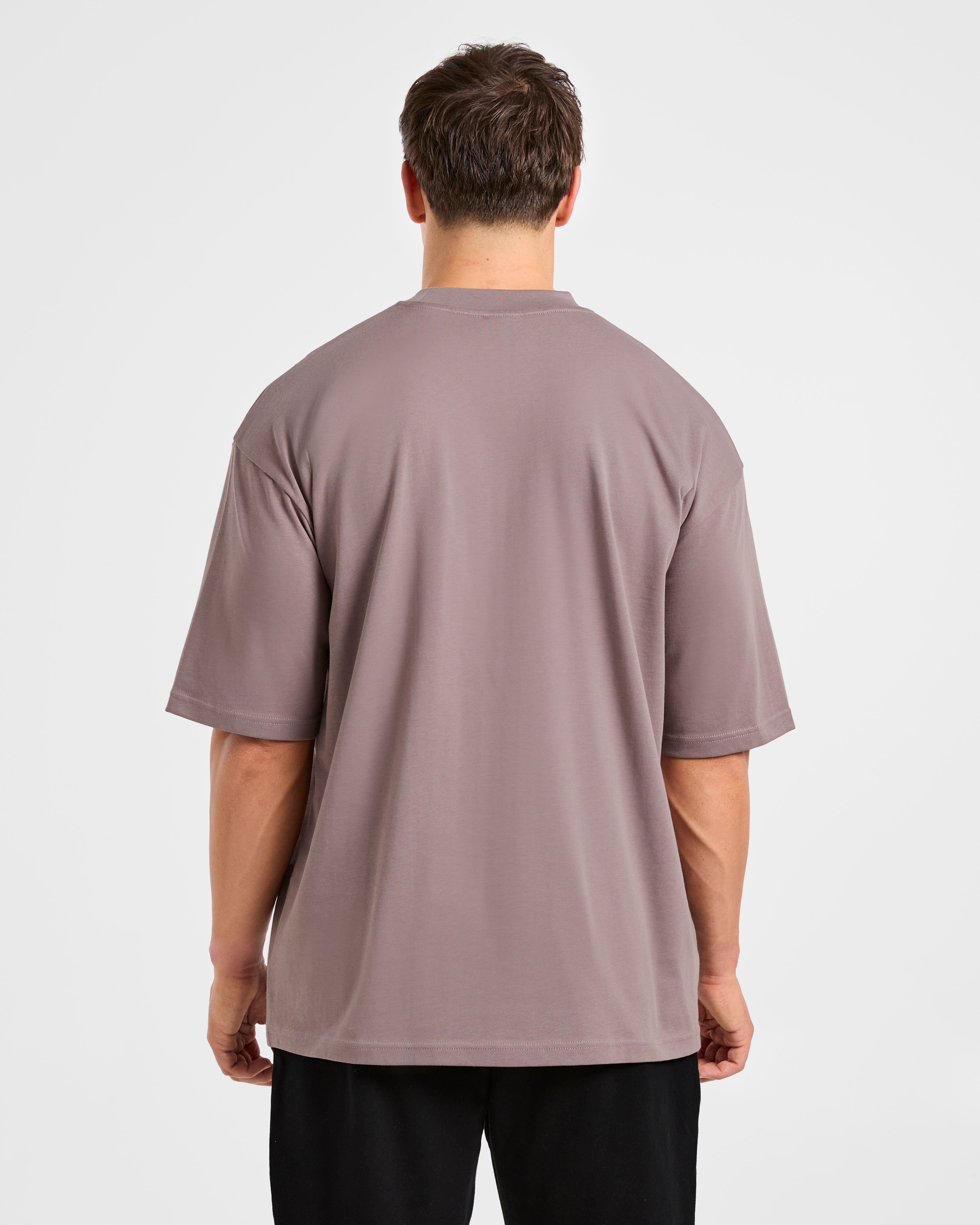 T-shirt Oversized Craft - Plum Mute