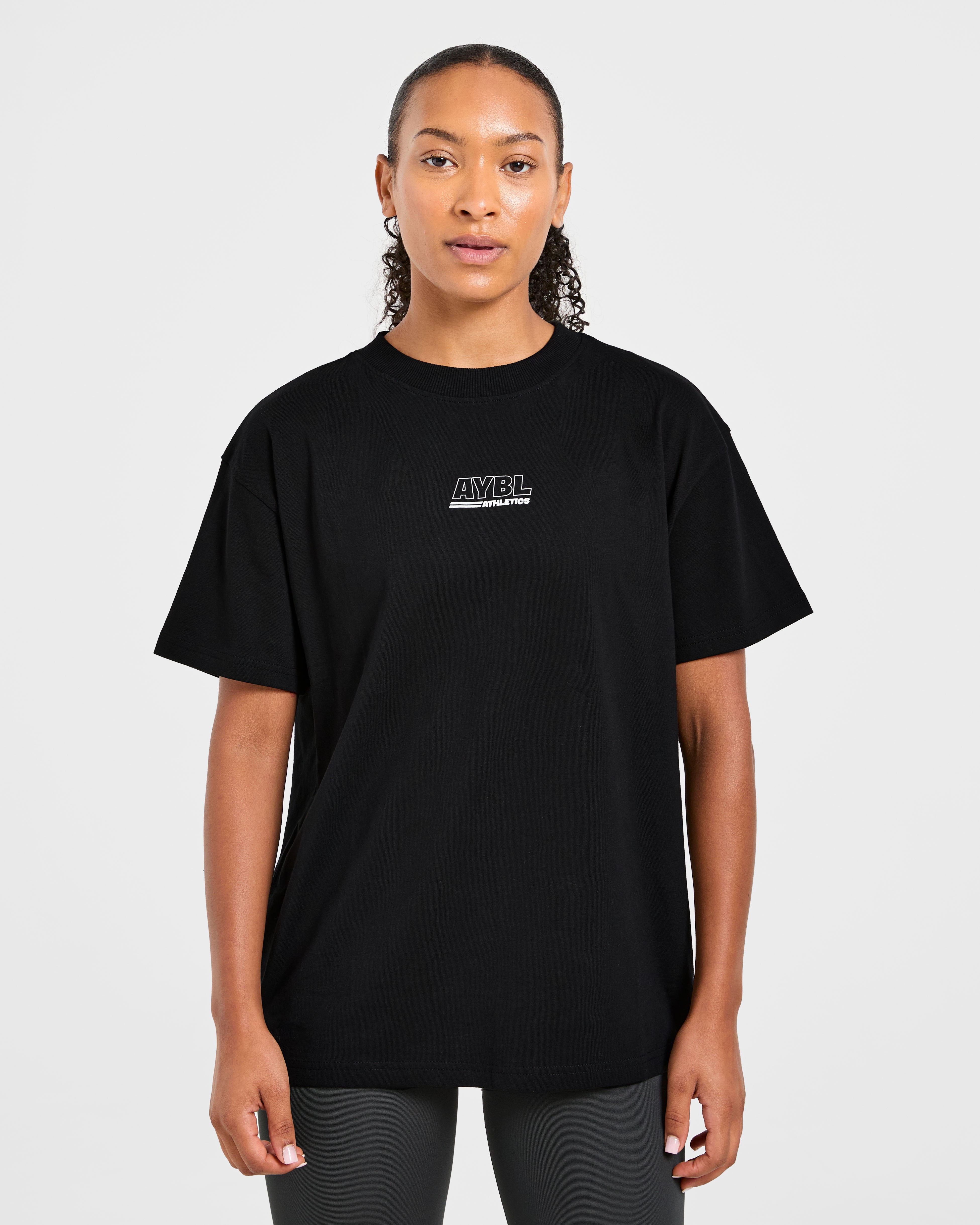 T-shirt Oversized da Atletica - Nero/Bianco
